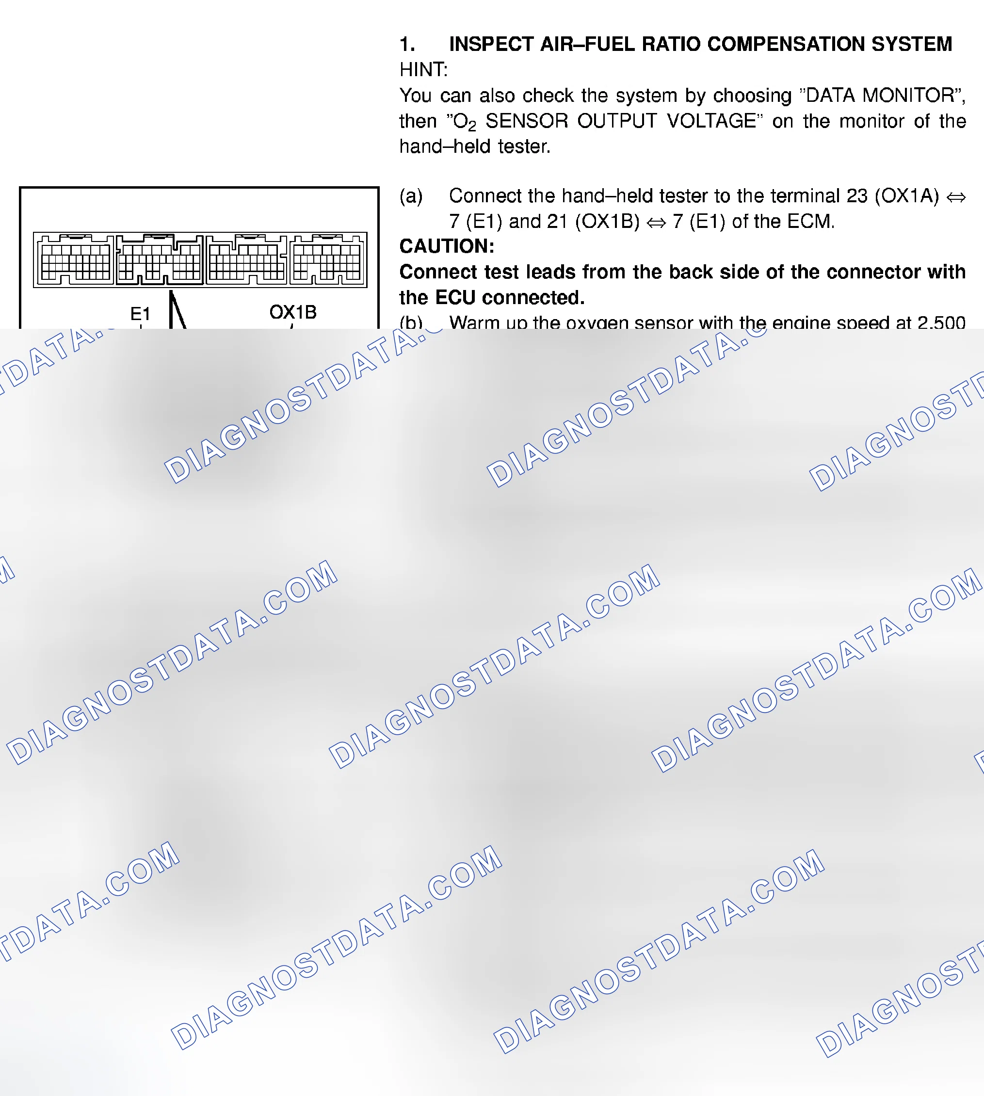 Scheme 260: Fuel EVAP System Test (Corolla)