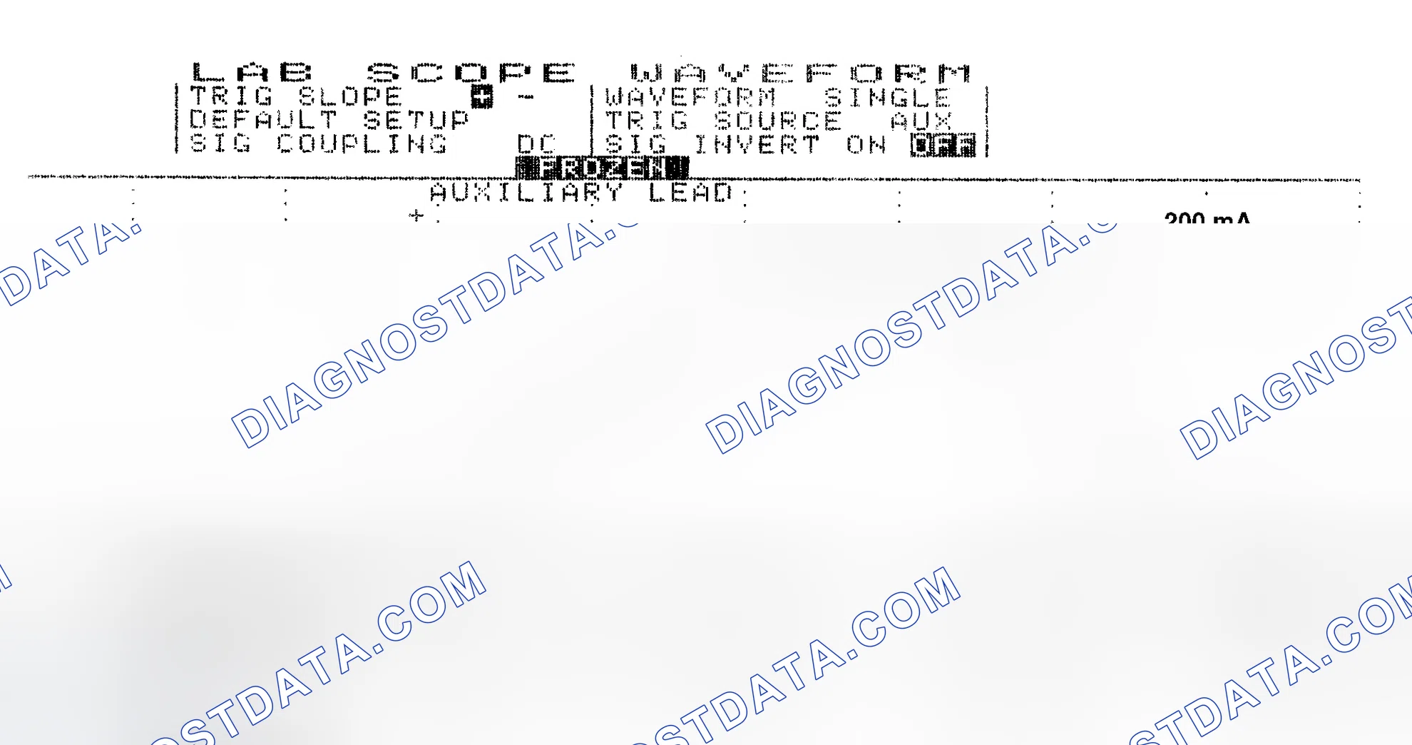 Scheme 13: Single Injector w/Normal Current Flow - Current Pattern