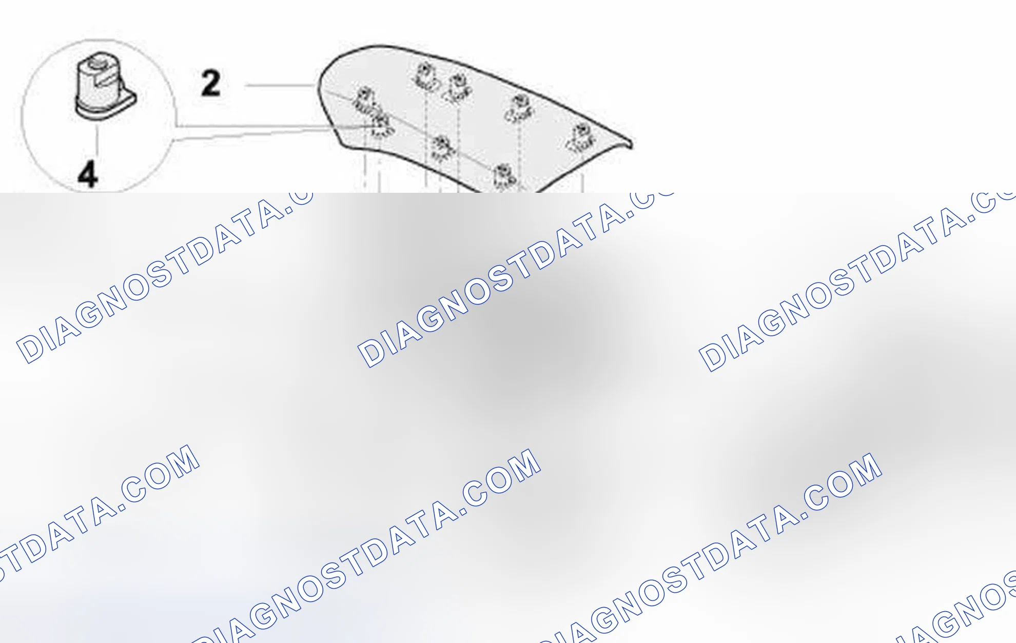 Scheme 53: Disassembling and assembling cover for the oddments tray