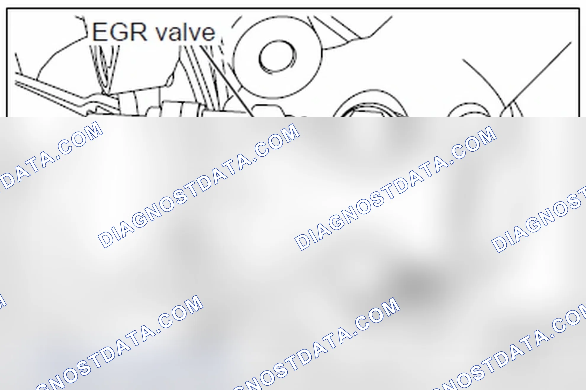 Scheme 20: >> B << EGR VALVE GASKET INSTALLATION