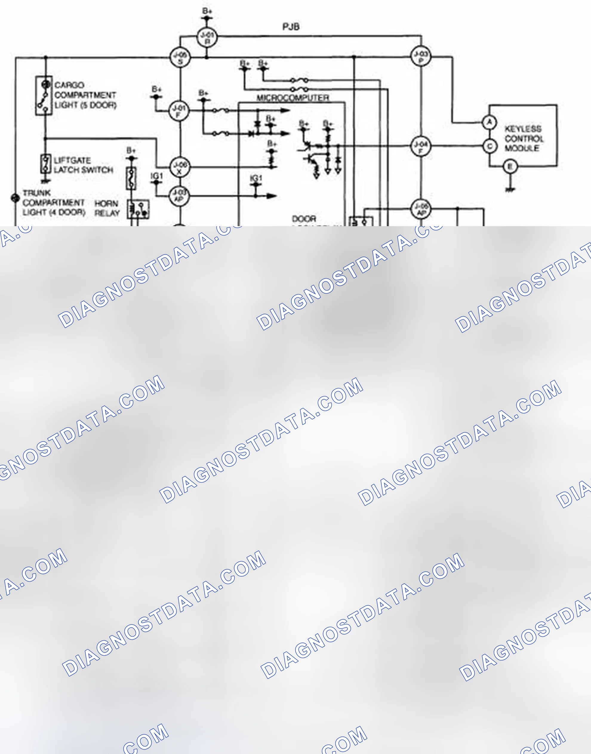 Scheme 80: KEYLESS ENTRY SYSTEM WIRING DIAGRAM [KEYLESS ENTRY SYSTEM]