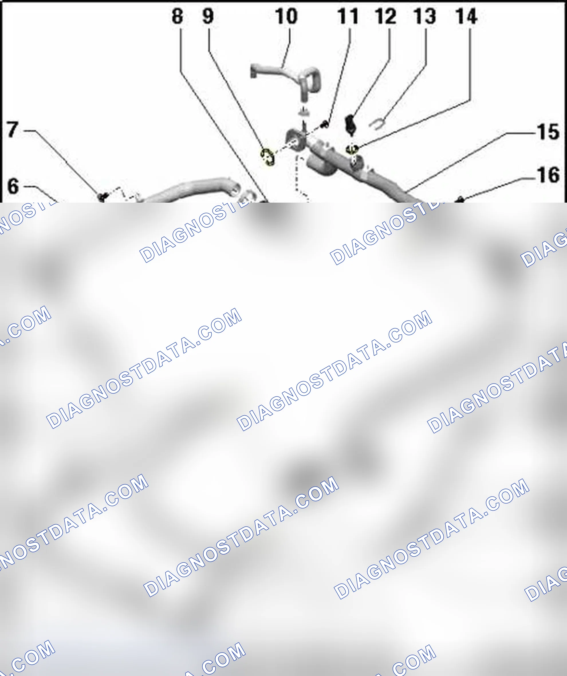 Scheme 325: Coolant Pipes, Component Overview