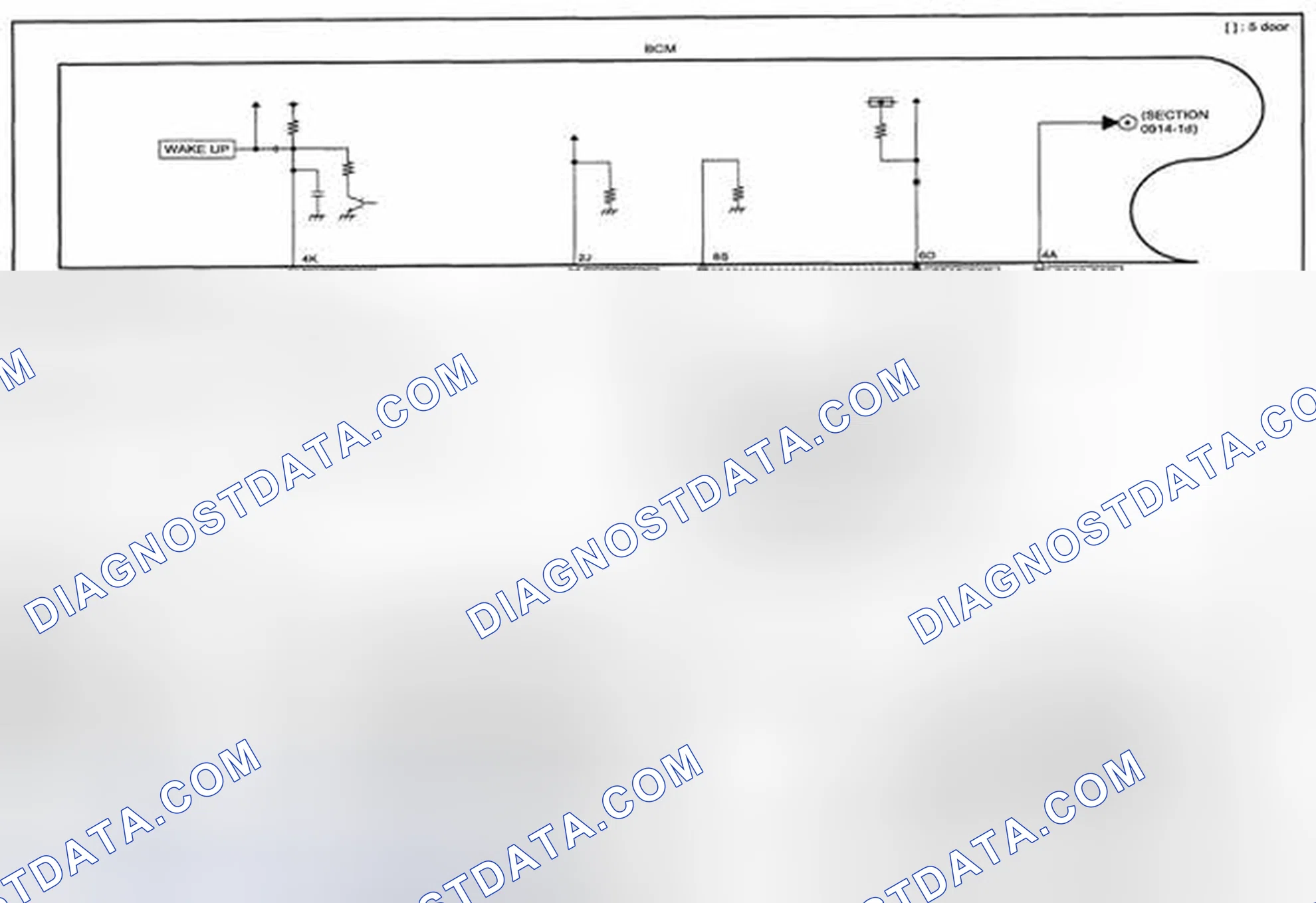 Scheme 250: Door Lock System (Without Advanced Keyless Entry And Push Button Start System, TPMS) Wiring Diagram - 0914-1b (1 Of 2)