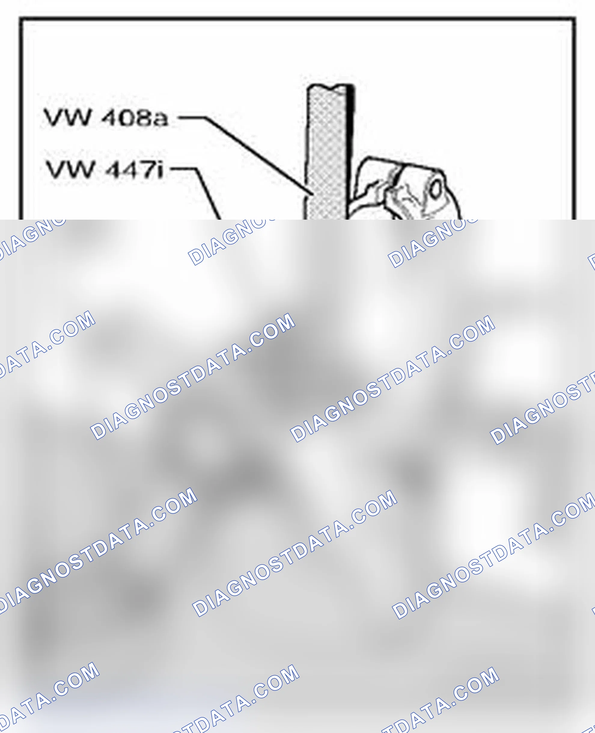 Scheme 937: Pressing wheel bearing out of wheel bearing housing