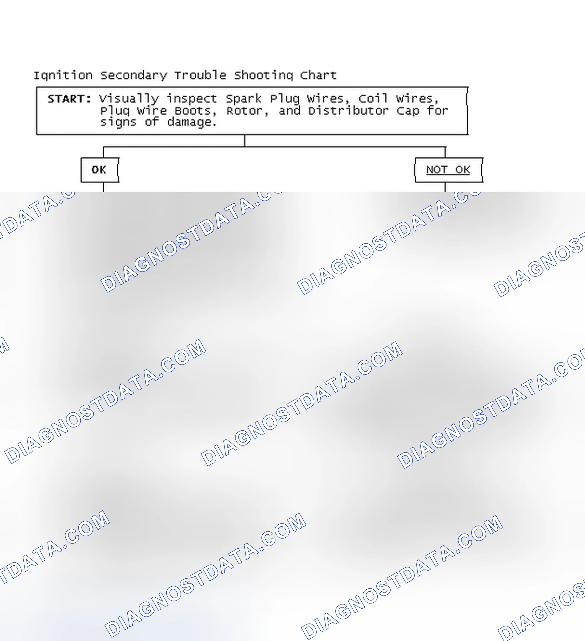 Scheme 1: Ignition Secondary Trouble Shooting Chart