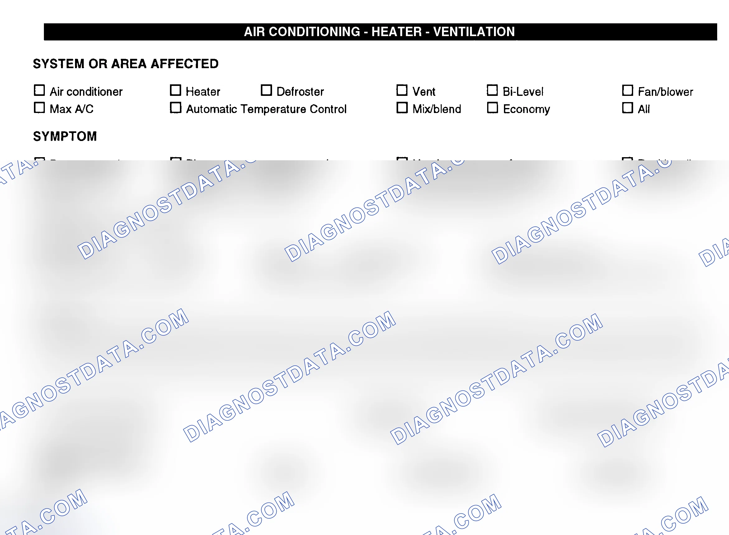 Scheme 8: Air Conditioning, Heater & Ventilation