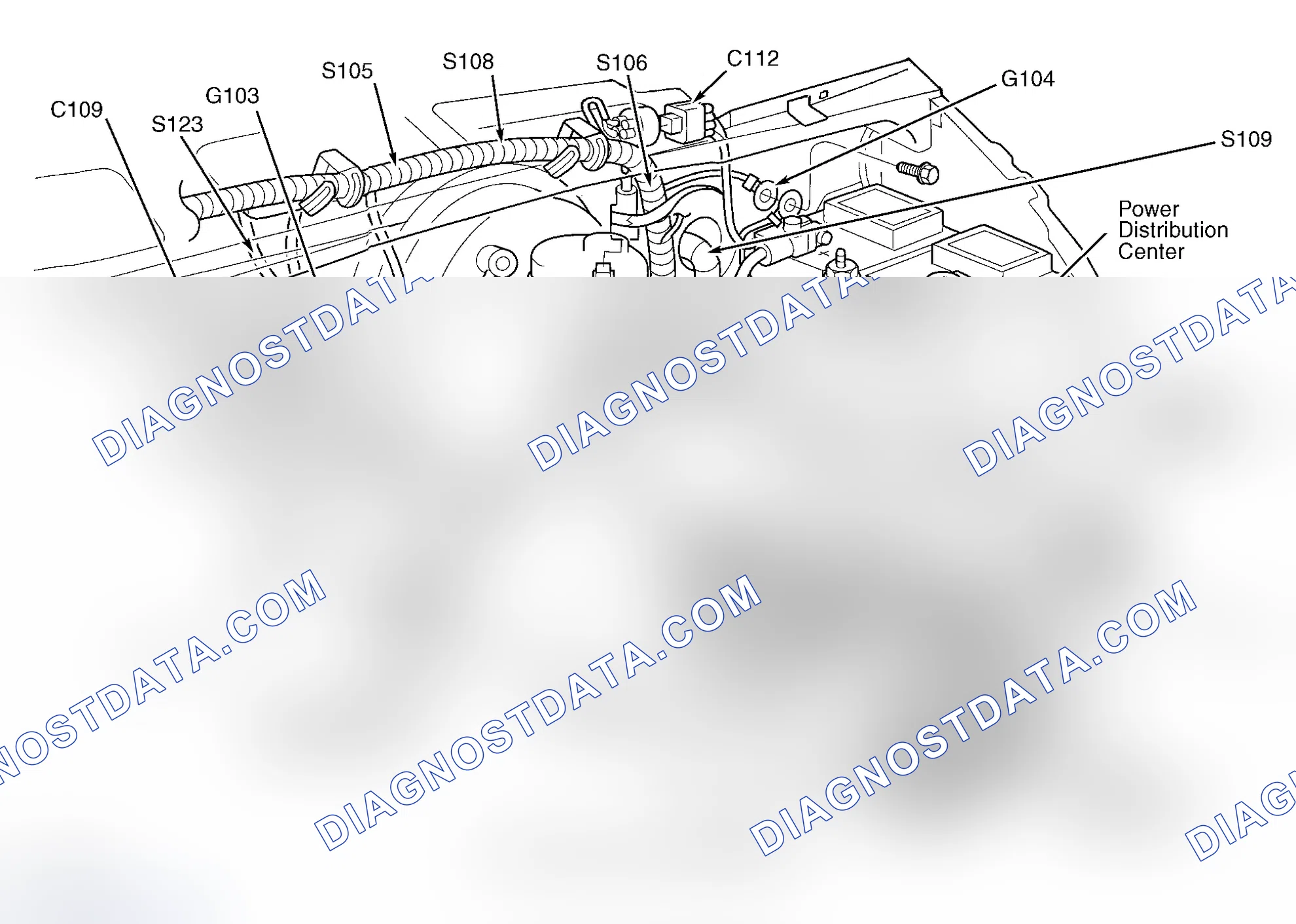 Scheme 4: Left Side Of Engine Compartment