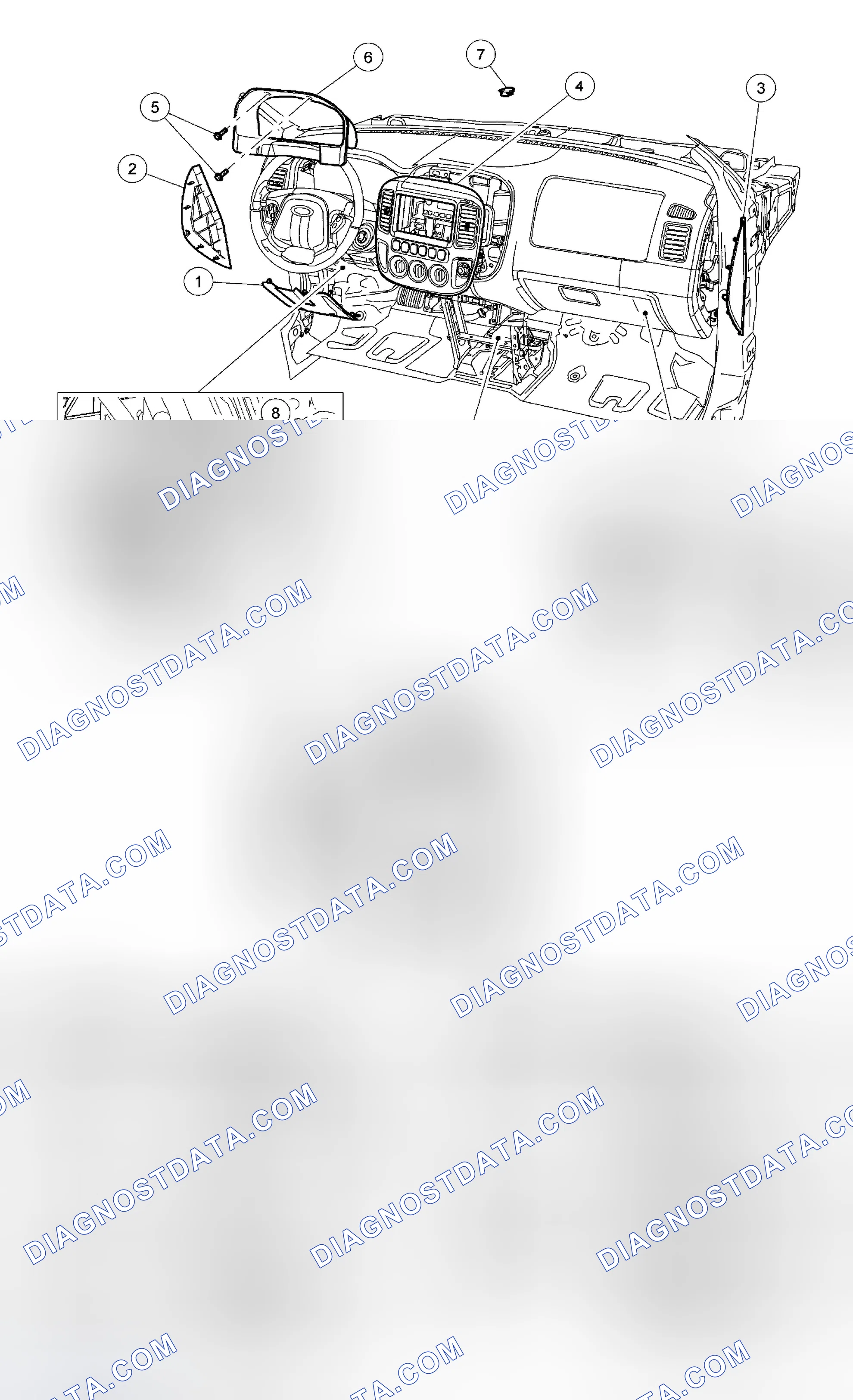 Scheme 41: Instrument Panel - Exploded View