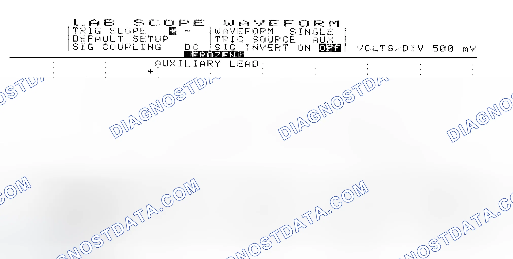 Scheme 14: Single Injector w/Excessive Current Flow - Current Pattern