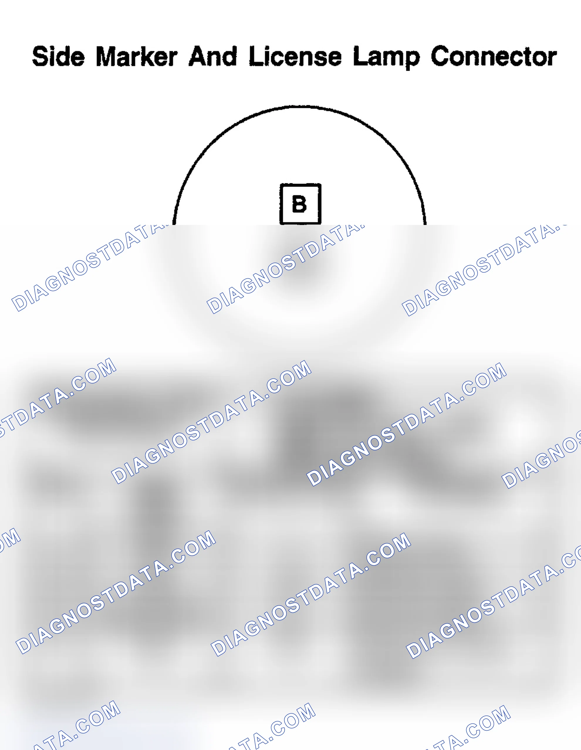 Scheme 245: SIDE MARKER & LICENSE LAMP