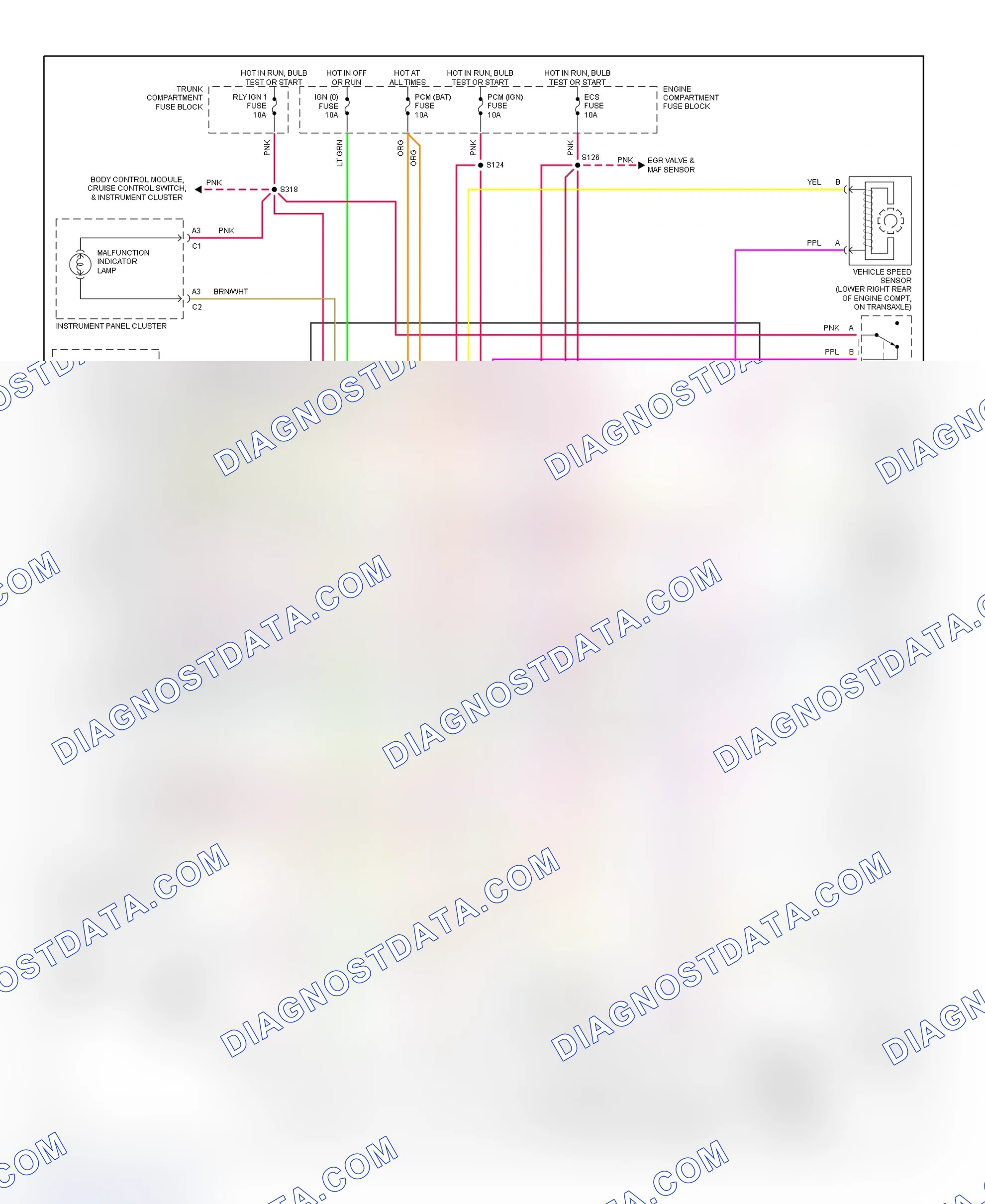 Scheme 68: 1996 "E" & "K" Body - 4.6L Wiring Diagram (DeVille, DeVille Concours, Eldorado & Seville)