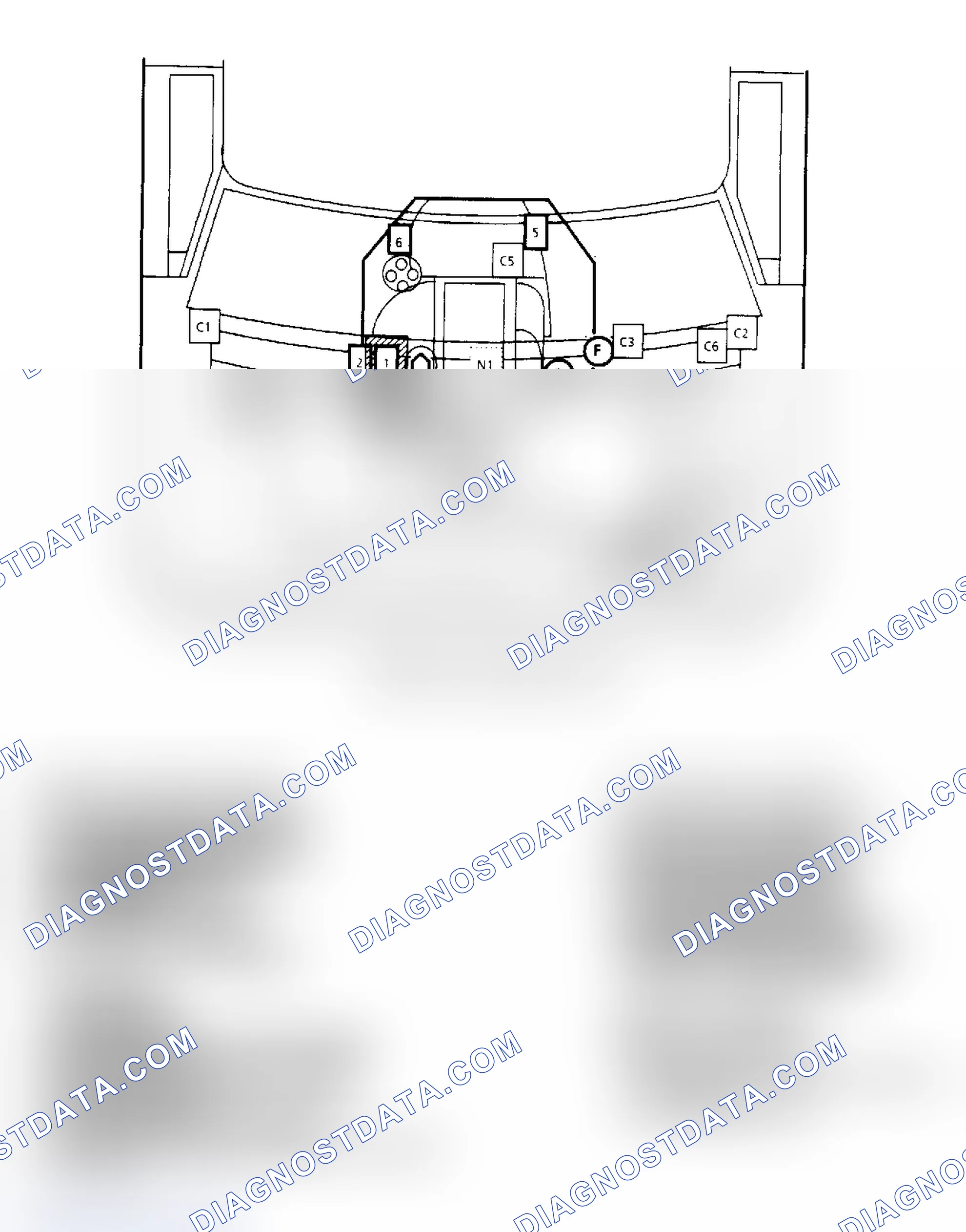 Scheme 141: Component Locations for Astro & Safari 2.5L