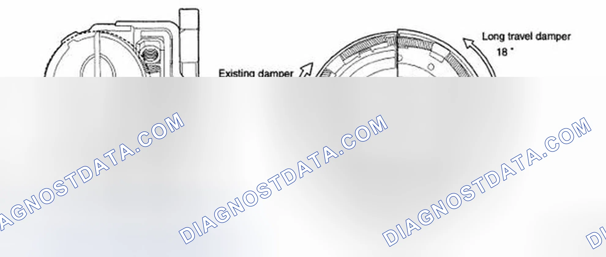 Fig. 2: Identifying Length Of Torque Converter And Maximum Operating Degree Of Damper Clutch