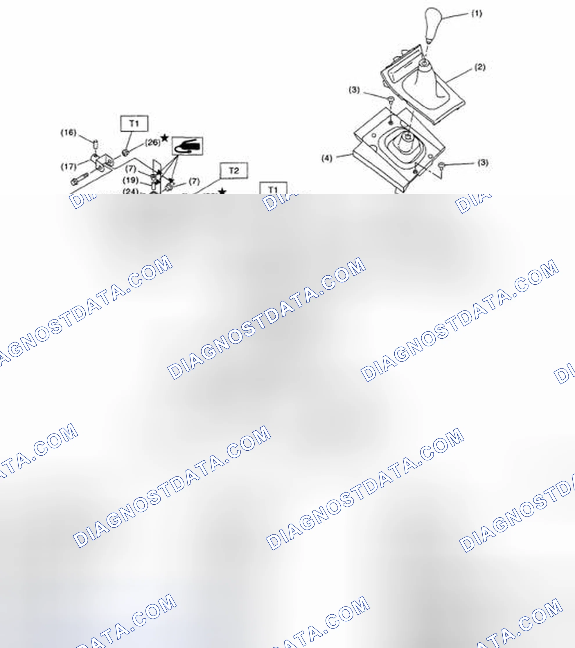 Scheme 153: 5MT GEAR SHIFT LEVER