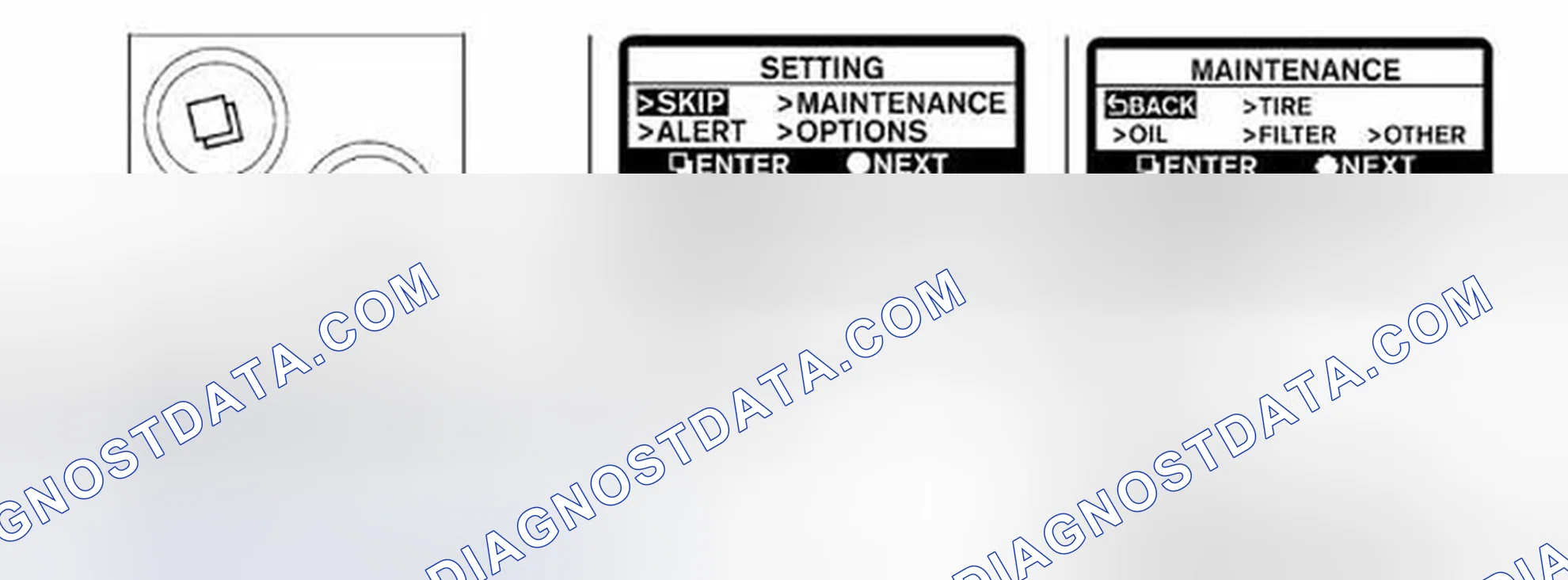 Scheme 15: MAINTENANCE REMINDER DISPLAY RESET - PROCEDURE 11