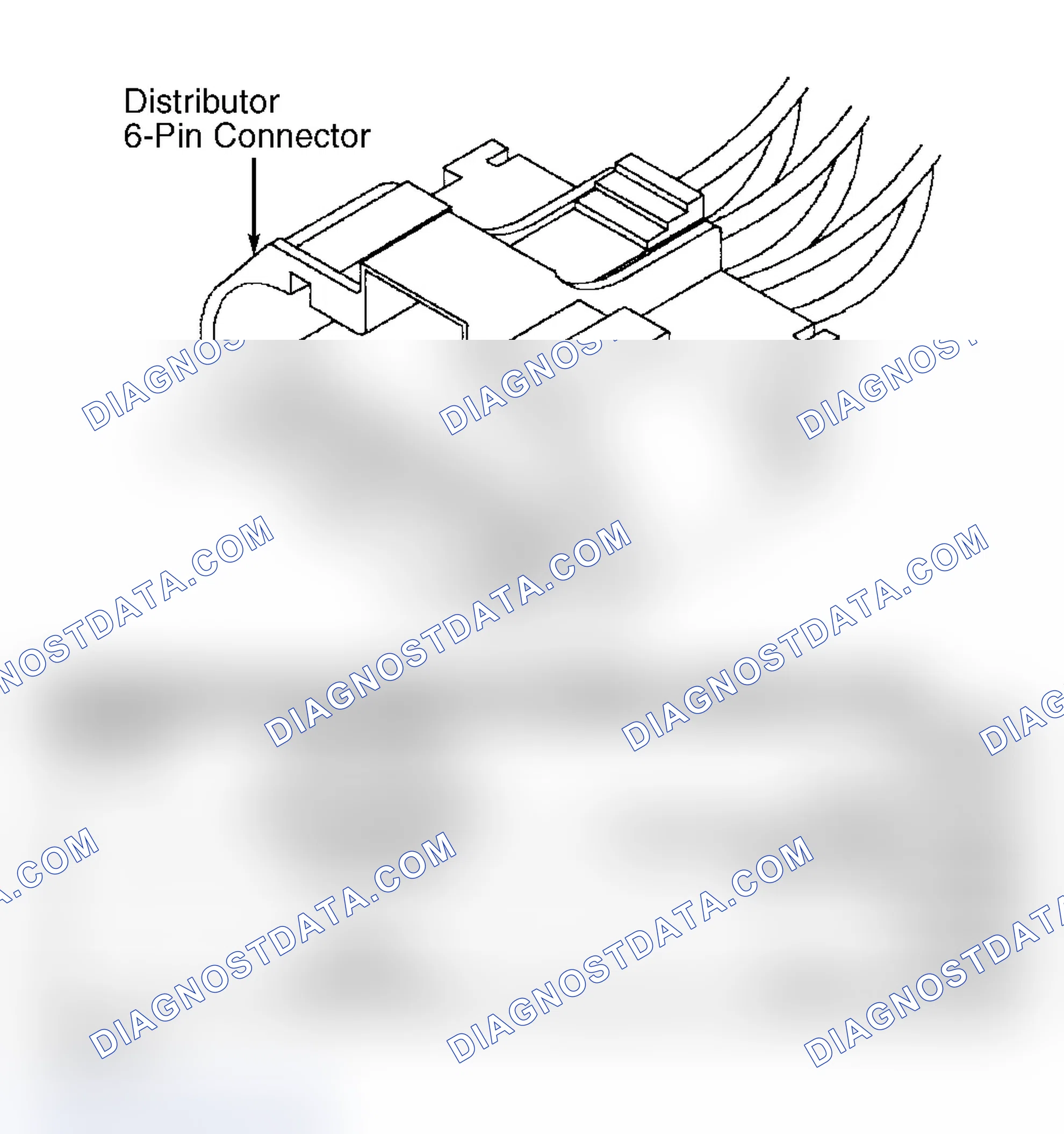 Scheme 155: Distributor 6-Pin Connector