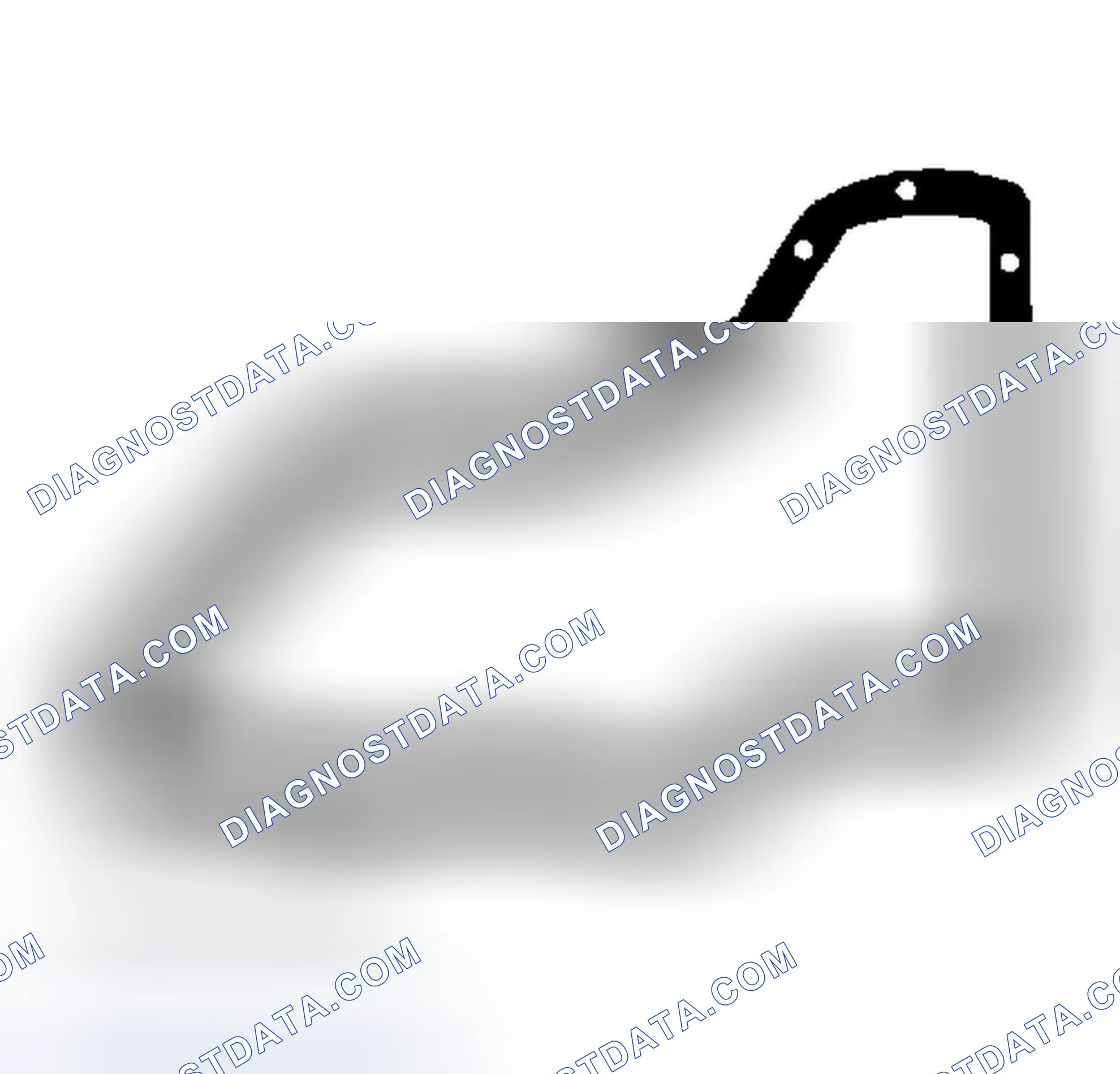 Scheme 28: Identifying Oil Pan Gasket (AX4S)