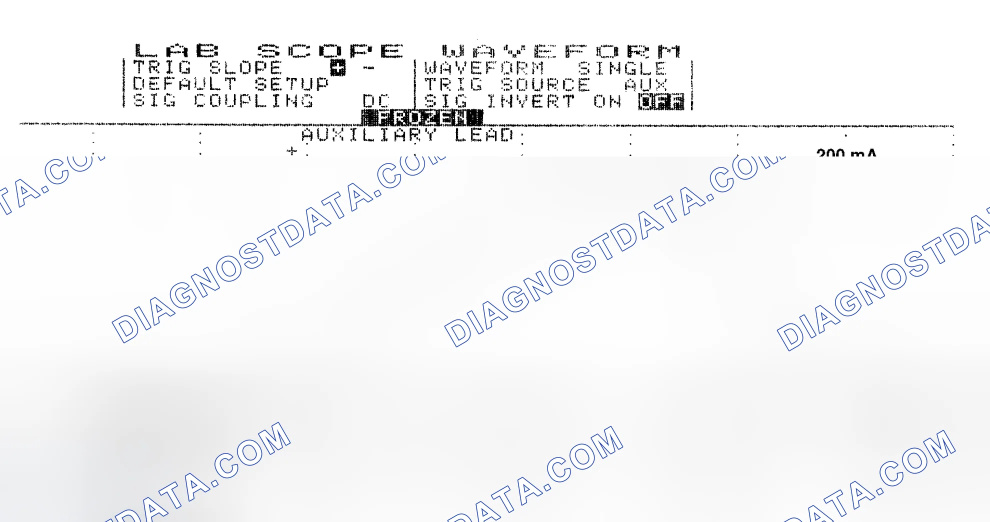 Scheme 13: Single Injector w/Normal Current Flow - Current Pattern