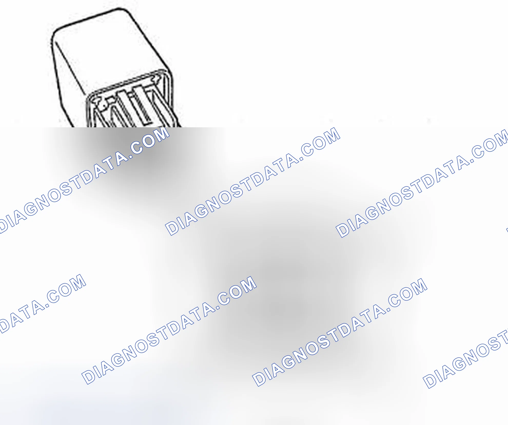 Scheme 5: Check Continuity Between Terminals (Front Blower Motor Relay, Type 1)