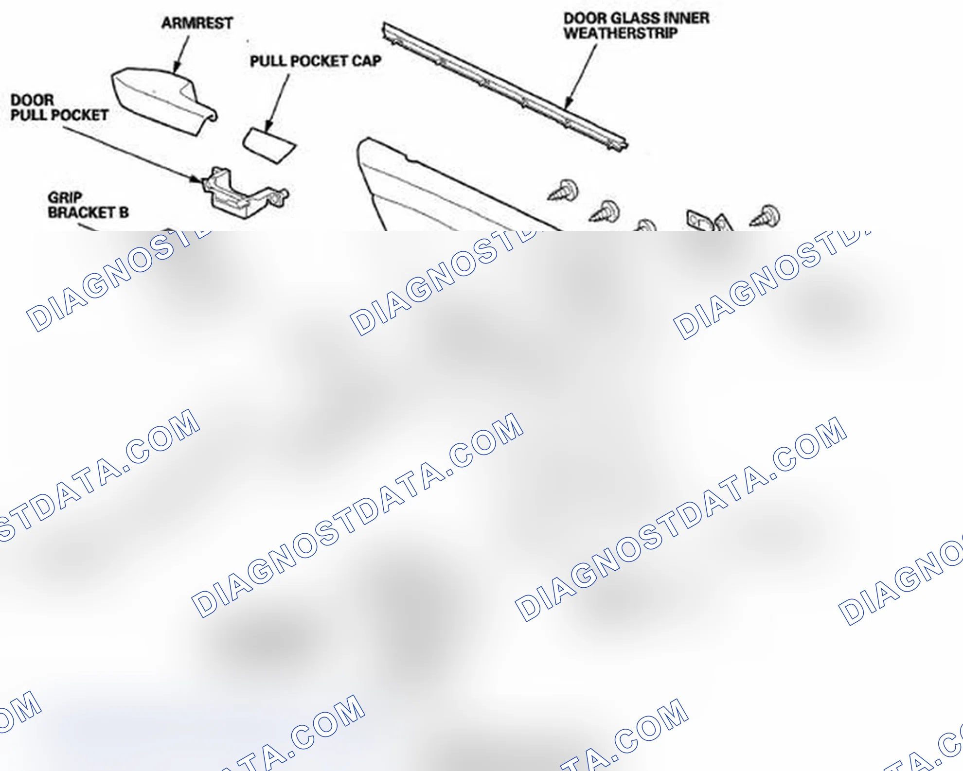 Scheme 234: Component Location Index - Rear Door - Sport Wagon