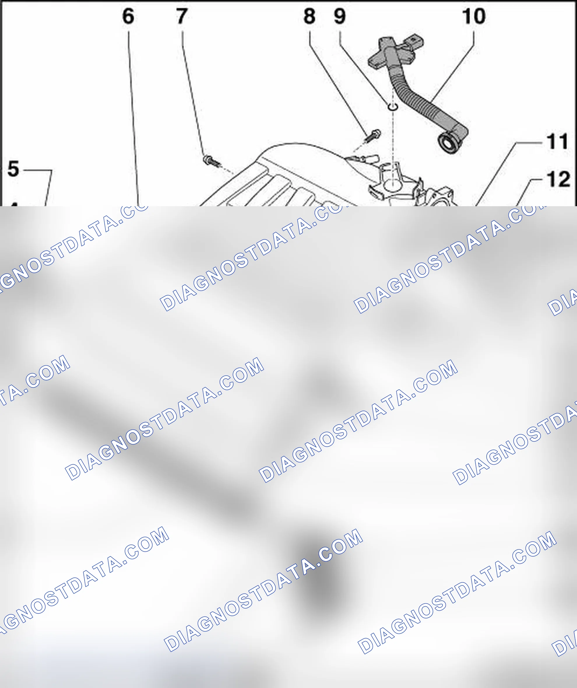 Scheme 119: INTAKE MANIFOLD ASSEMBLY OVERVIEW
