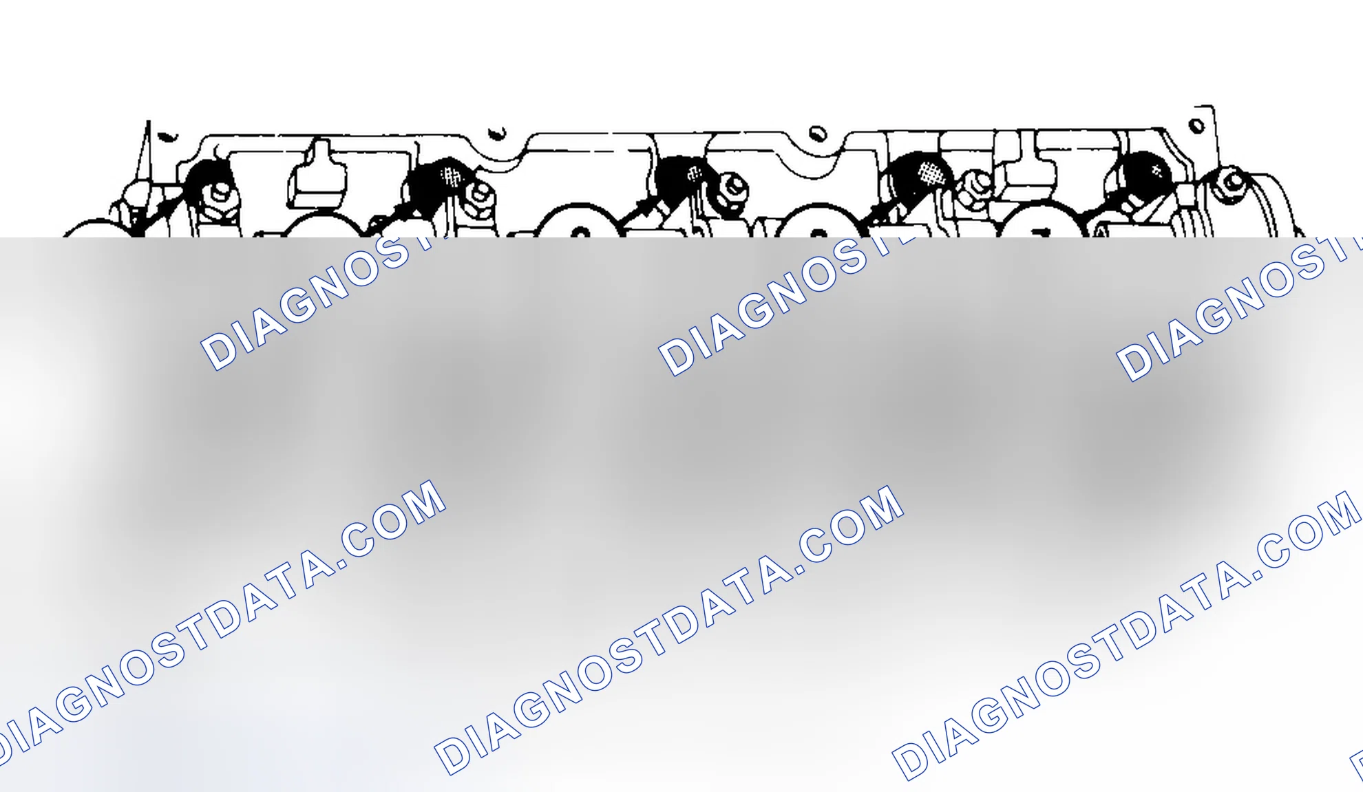 Scheme 7: Typical Cylinder Head Tightening or Loosening Sequence