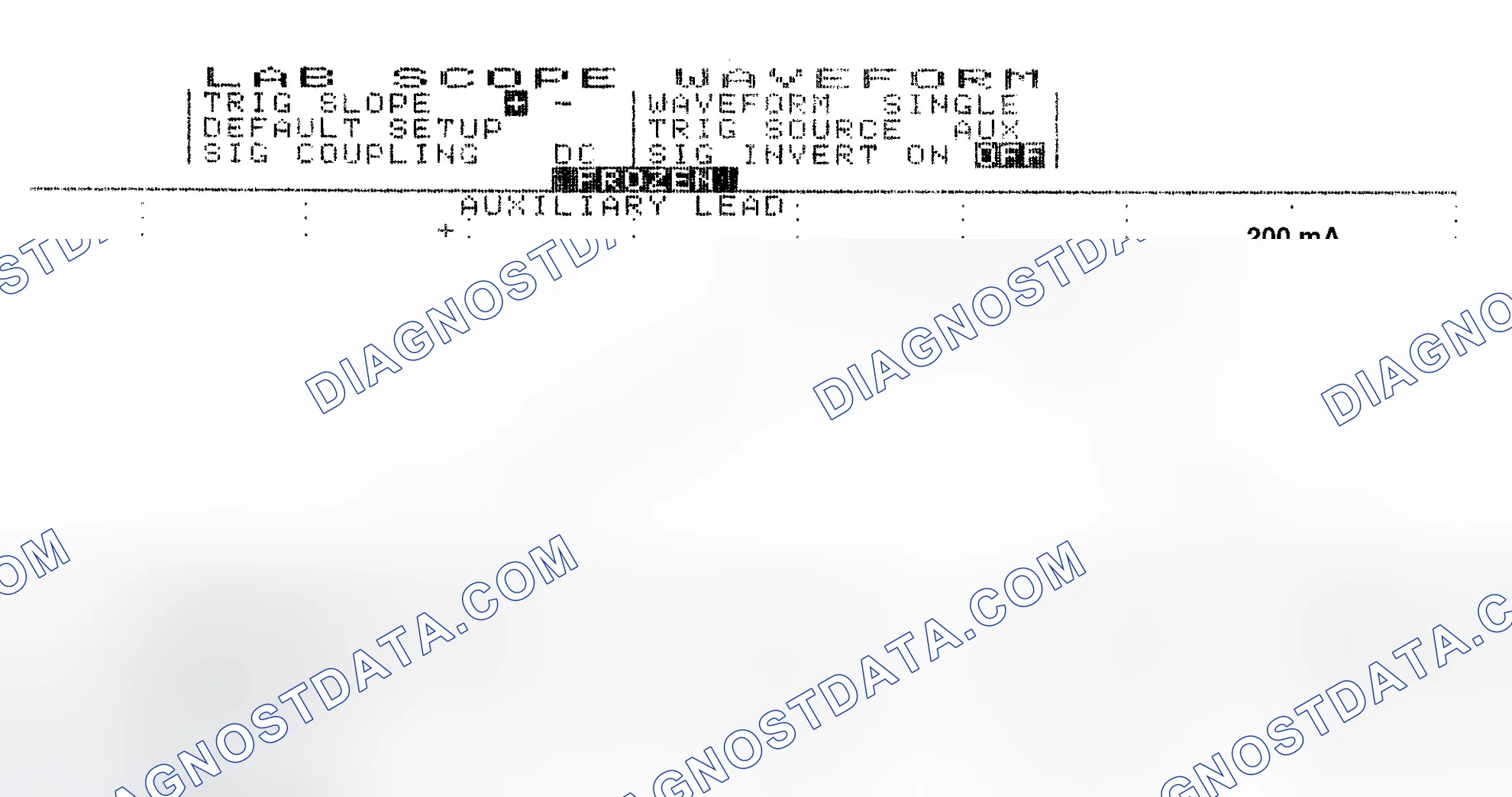 Scheme 13: Single Injector w/Normal Current Flow - Current Pattern
