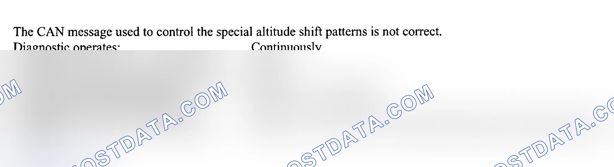Scheme 117: FAULT CODE 38: CAN MESSAGE FHOEHE INVALID (FFH)/CAN MESSAGE: ALTITUDE SHIFT CONTROL INVALID