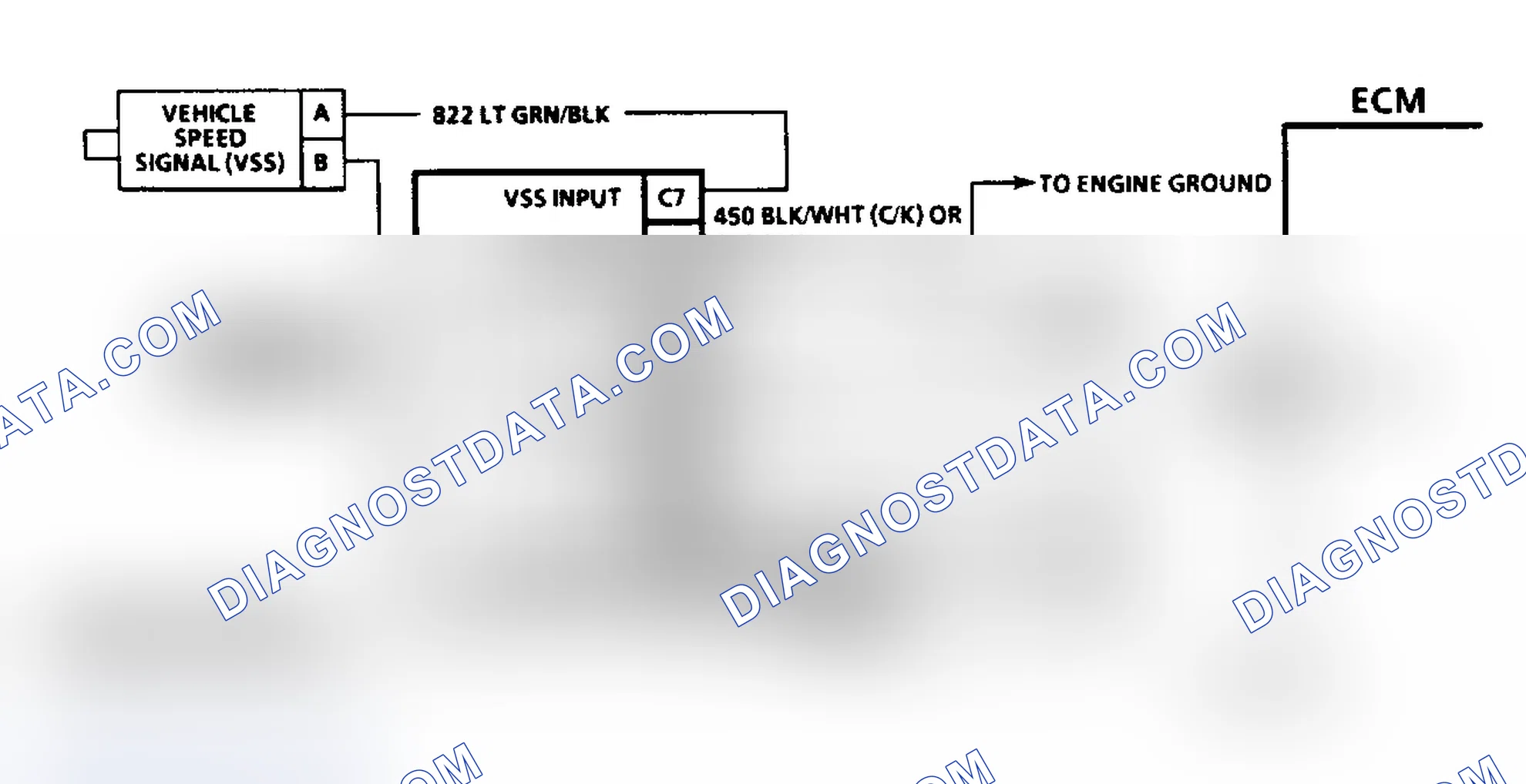 Scheme 232: CODE 24, Schematic, VSS (4.3L C, K & P Series W/ M/T)