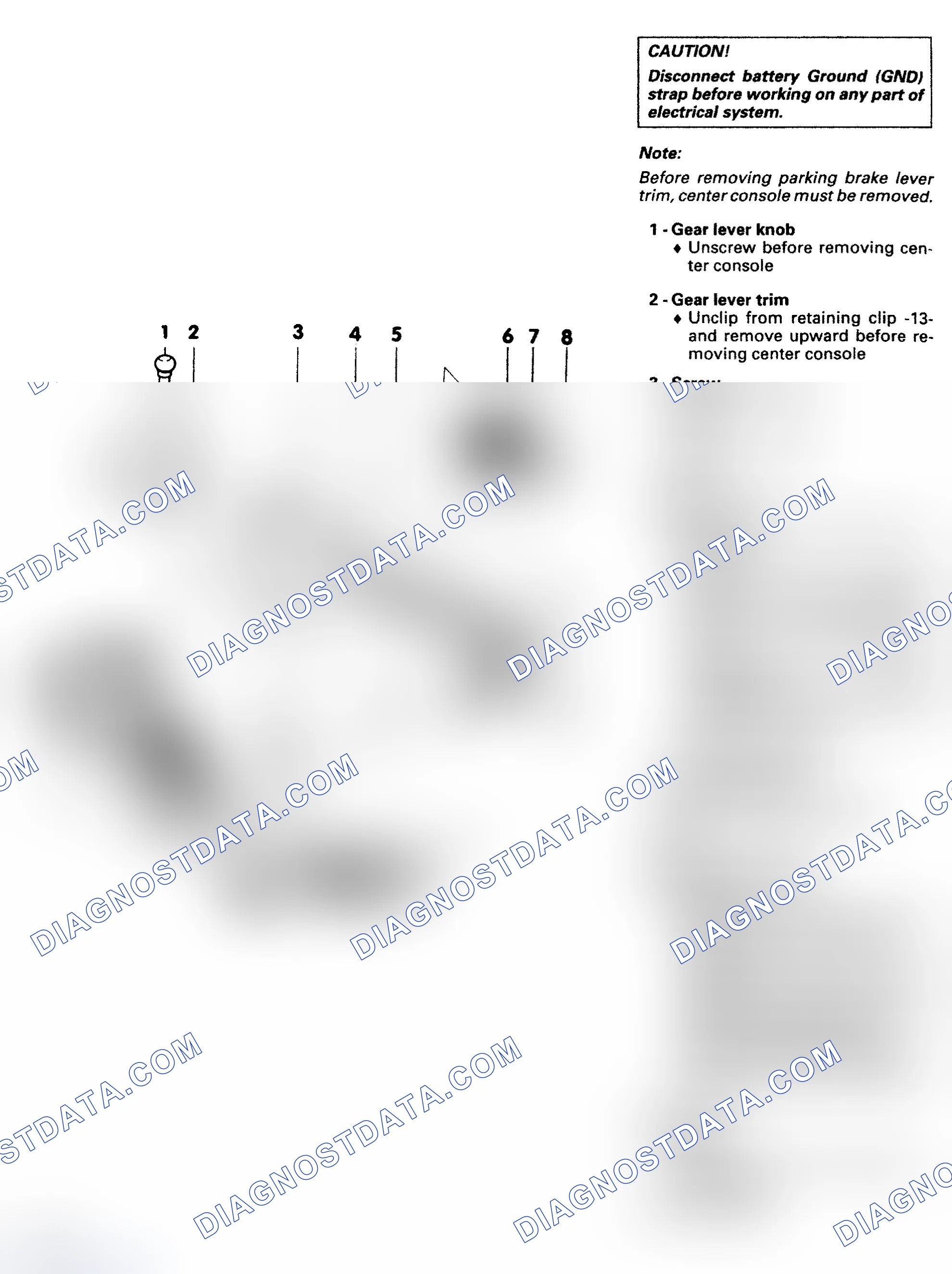 Scheme 23: Removal & Installation (Rear)