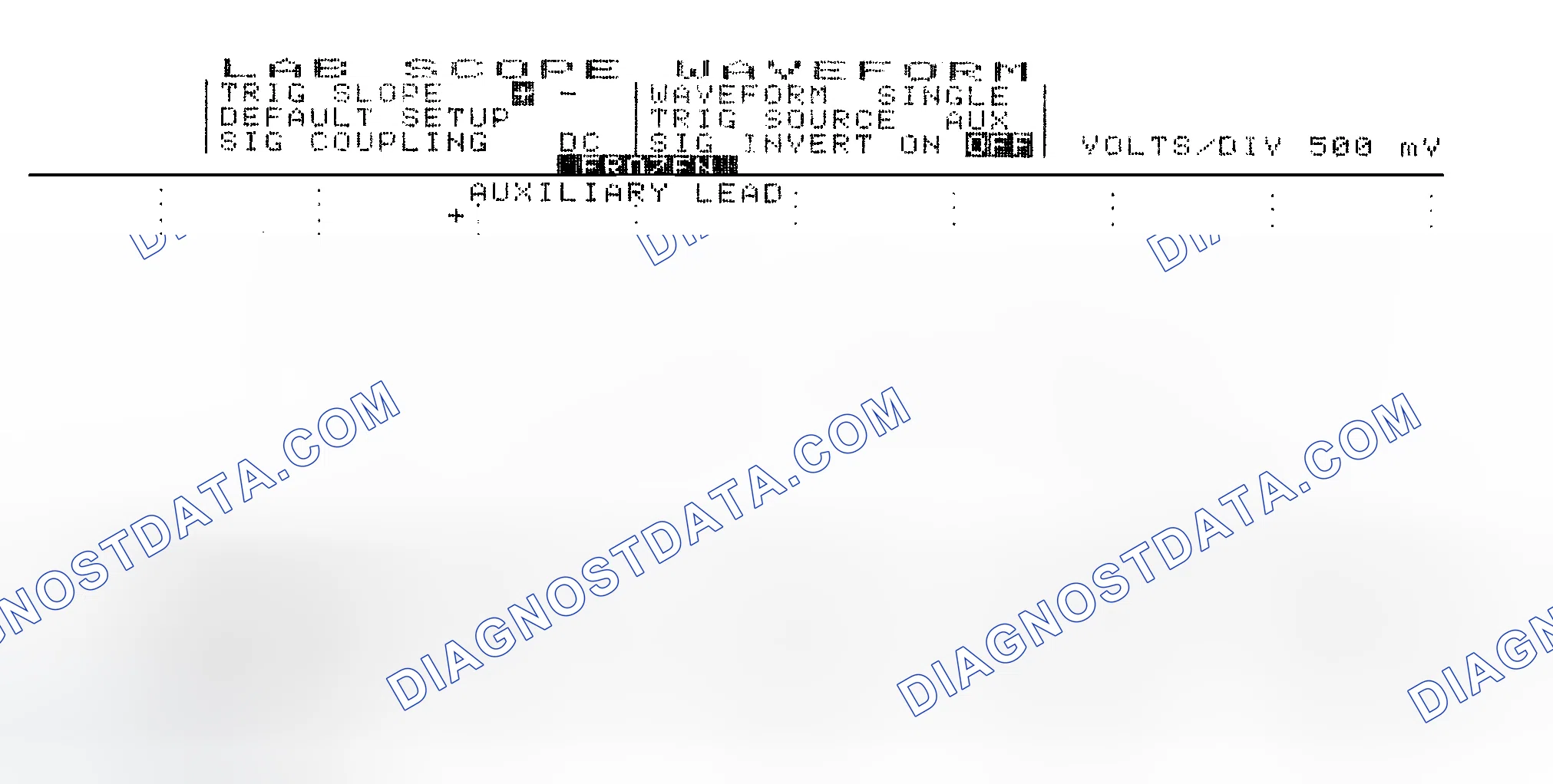 Scheme 14: Single Injector w/Excessive Current Flow - Current Pattern