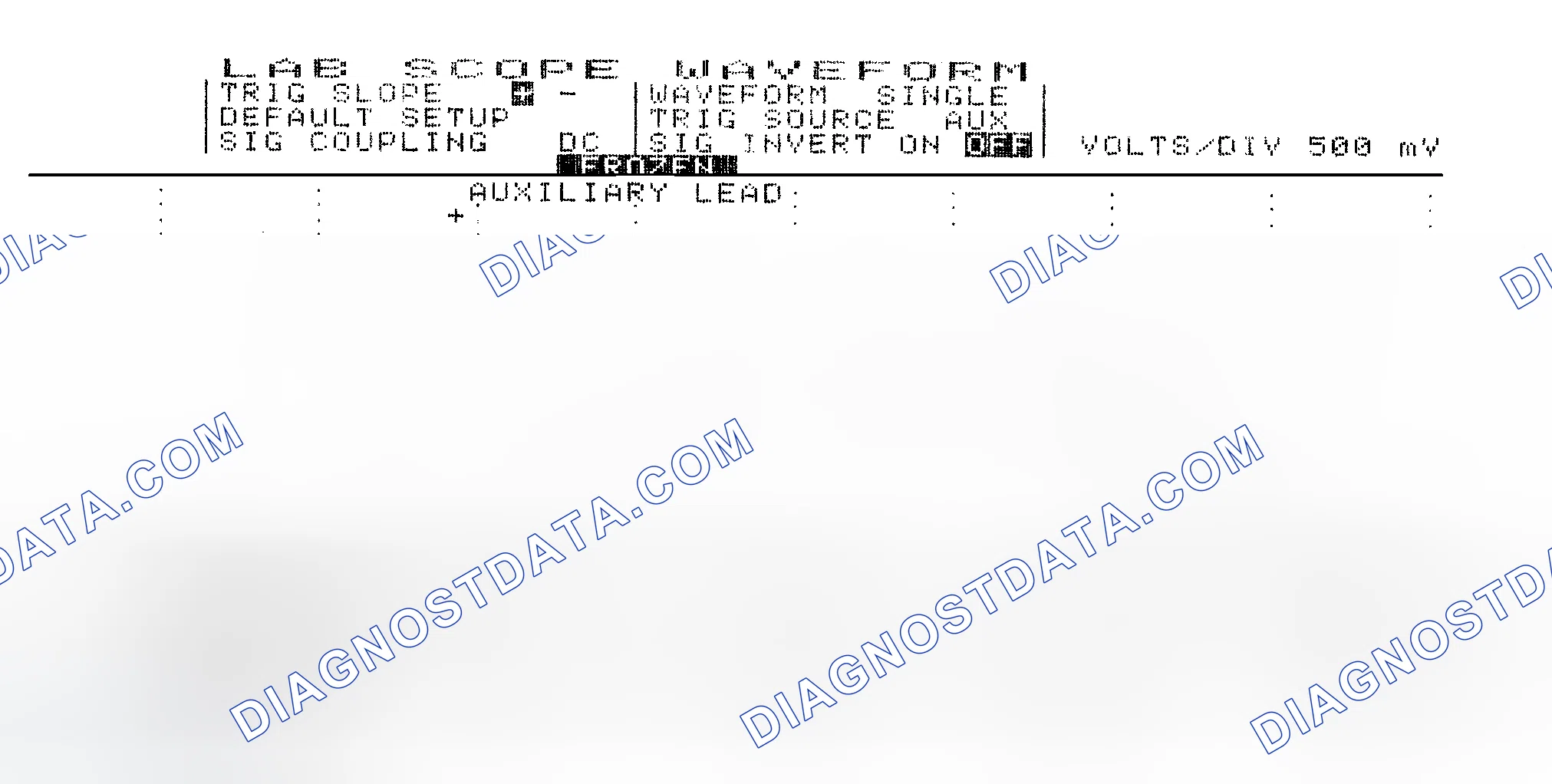 Scheme 14: Single Injector w/Excessive Current Flow - Current Pattern