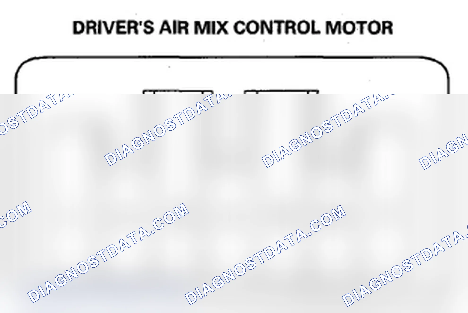 Scheme 184: Driver's Air Mix Control Motor Test