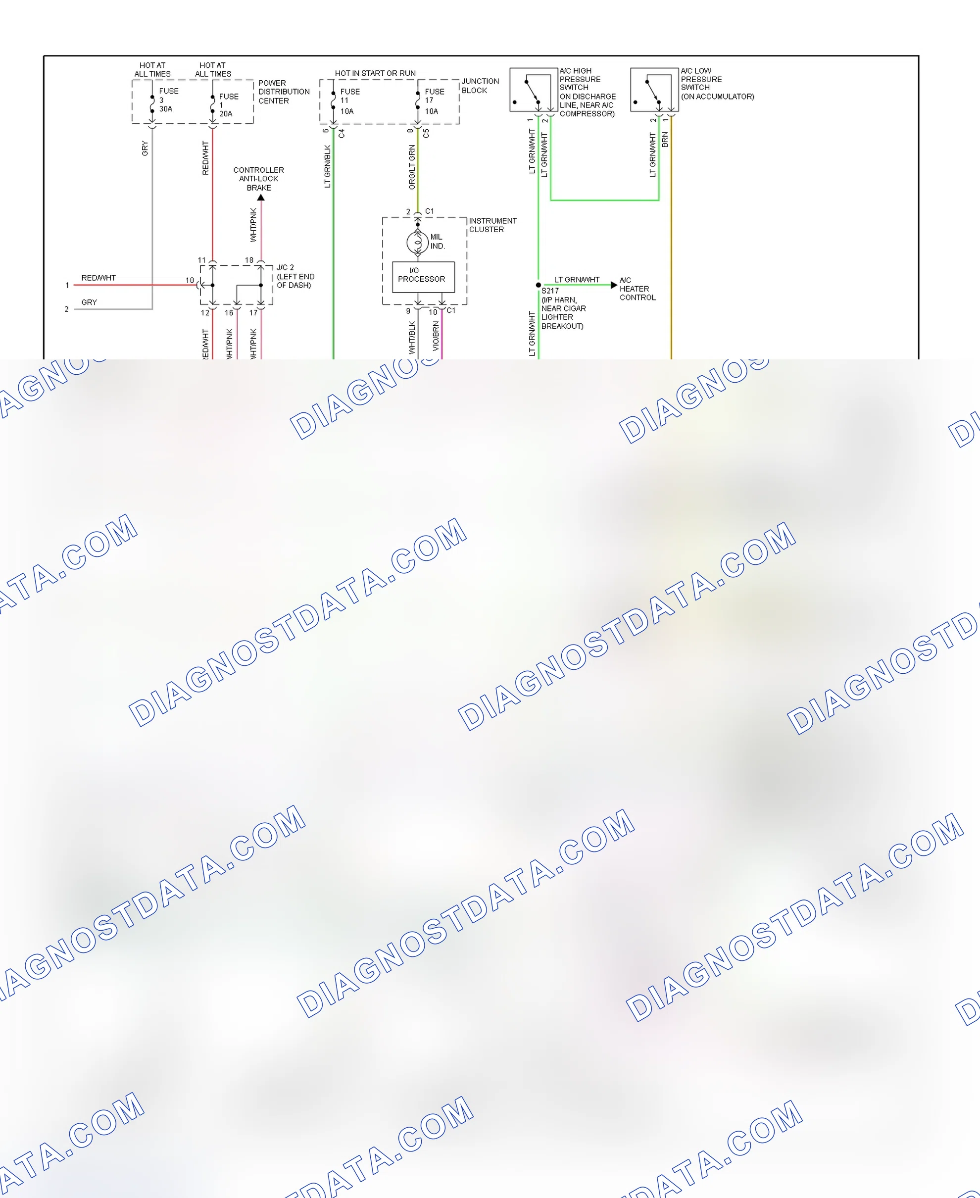 Scheme 30: PCM Wiring Diagram (Dakota - 2.5L - 3 Of 3)