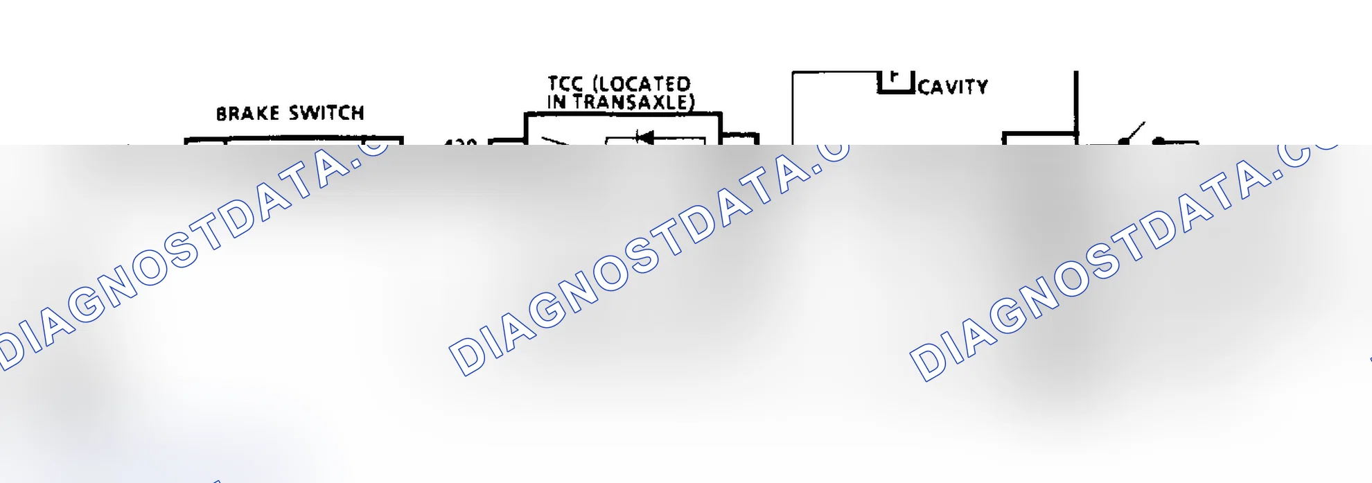 Scheme 64: Code 27 or 28: Gear Switch Ckts Diag (3.3L A Body W/125-C Trans)