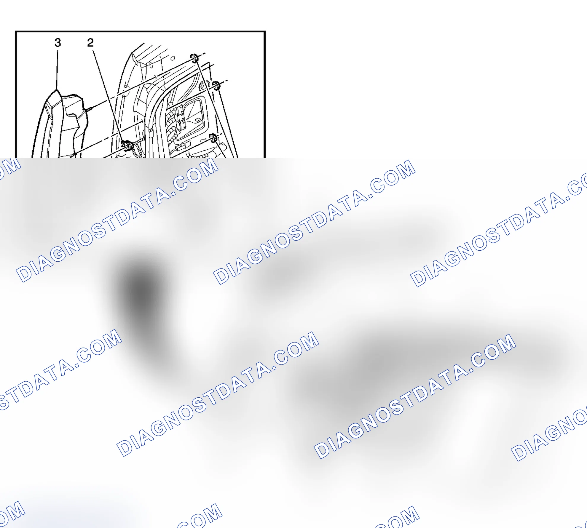 Scheme 46: Tail Lamp, Turn Signal Lamp, High Mount Stop Lamp, License Lamp, Backup Lamp Replacement - Rear