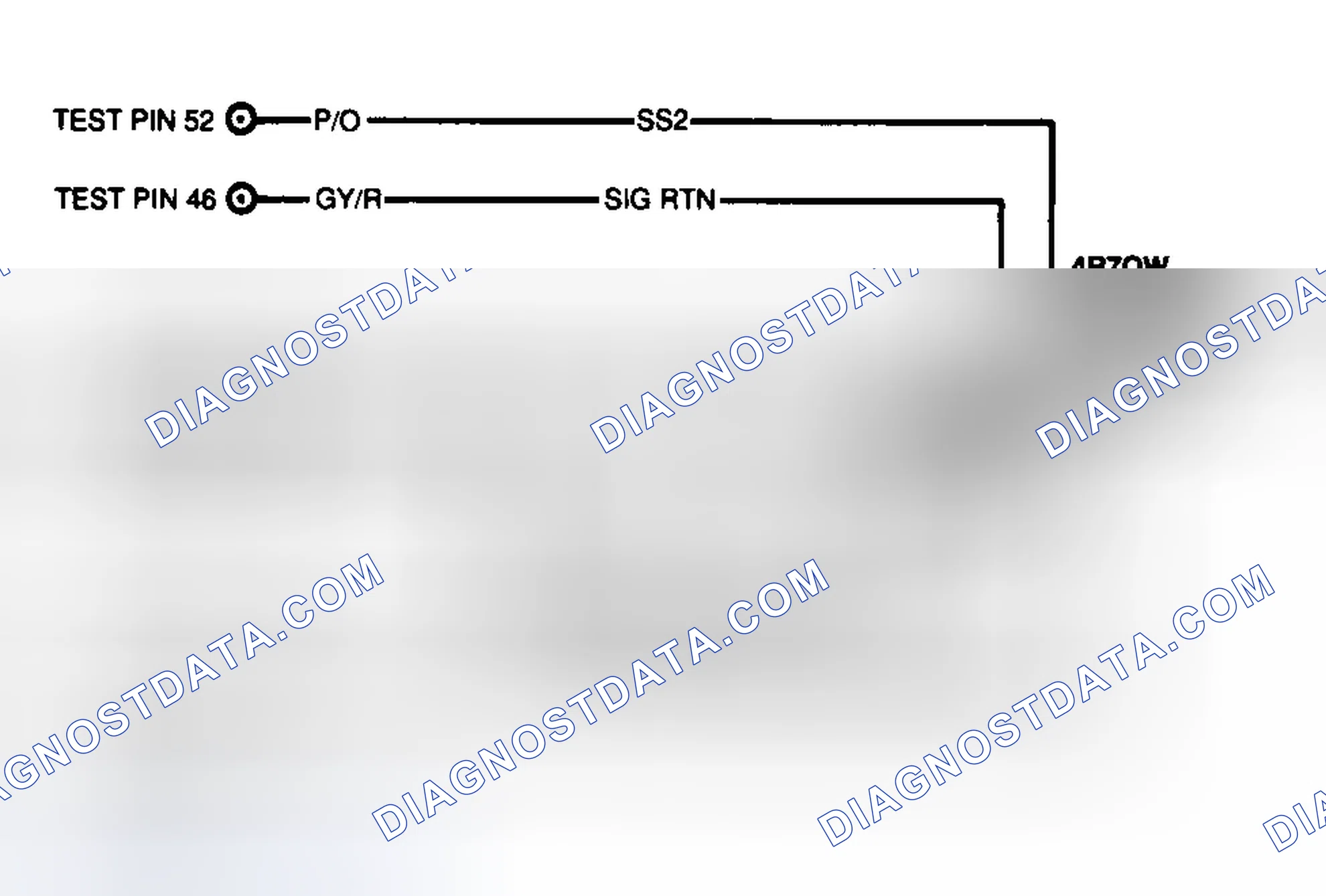 Scheme 37: 4R70W Transmission Circuit & Wiring Connector Terminals