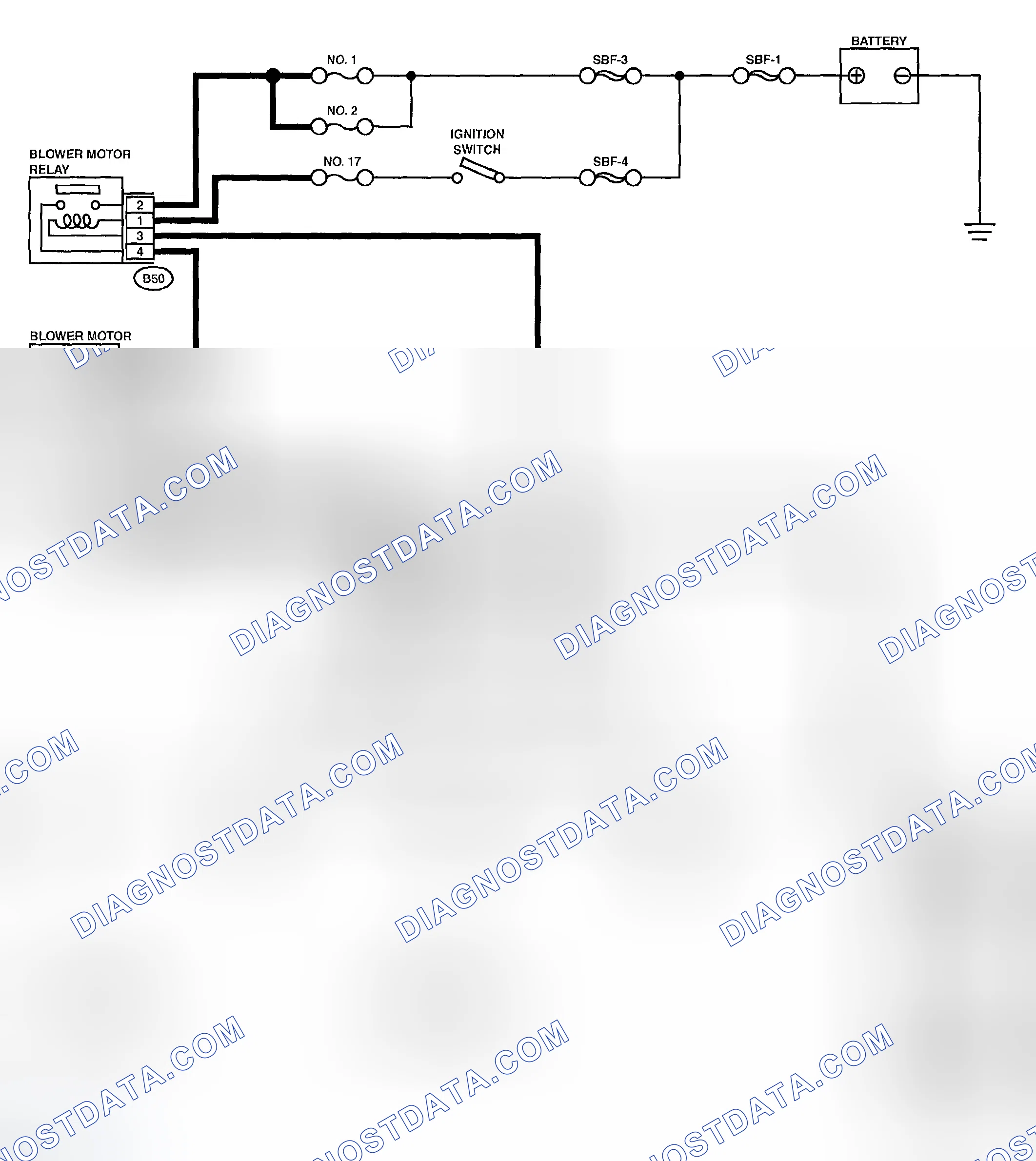 Scheme 31: Wiring Diagram - Blower Motor Is Not Rotating