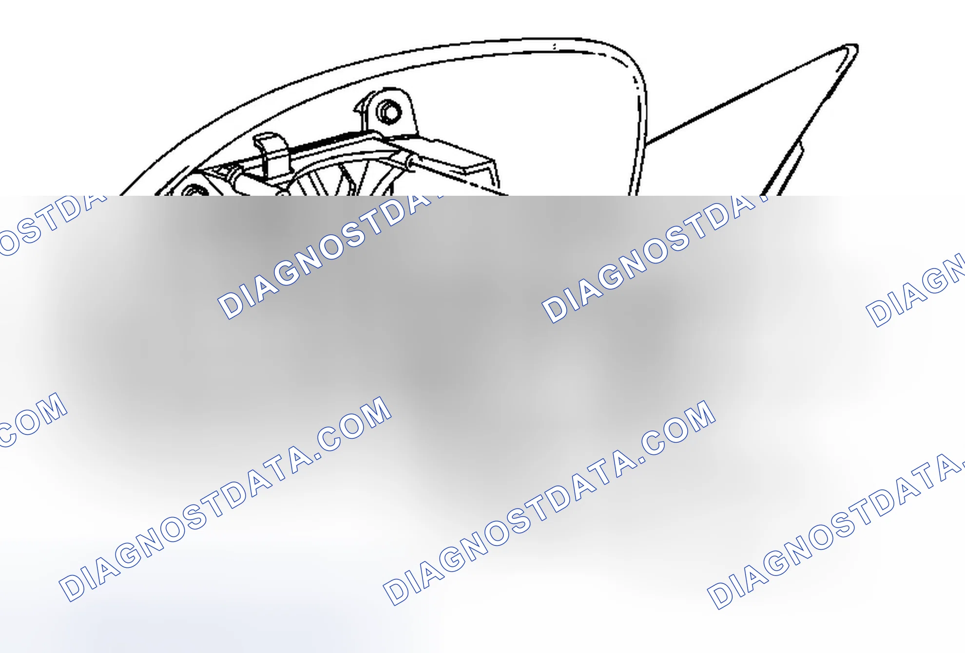 Scheme 8: Outside Rearview Mirror Motor Replacement