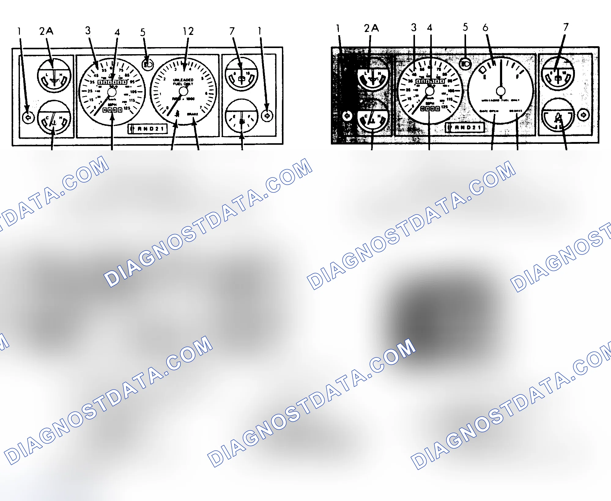 Scheme 1: SERVICE INDICATOR & WARNING LIGHTS