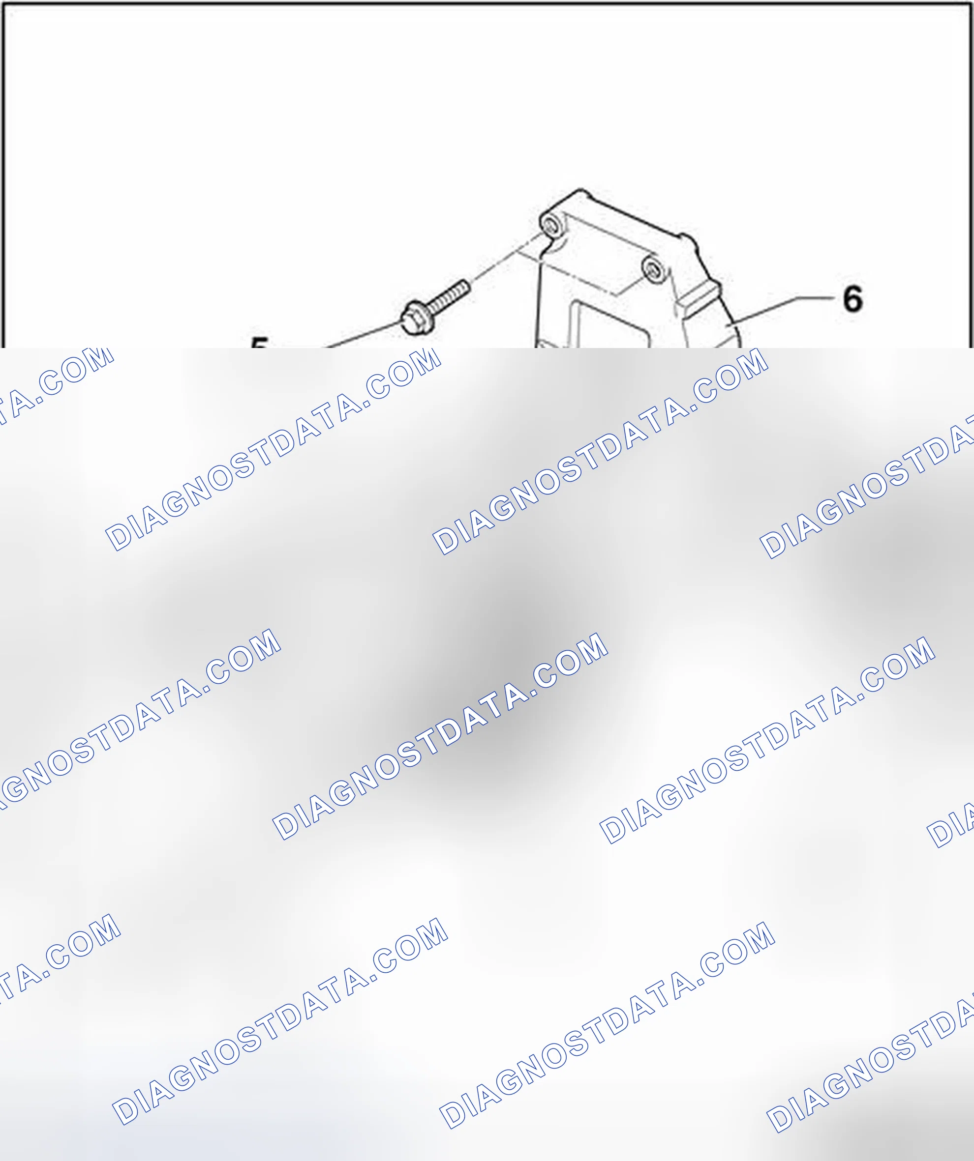 Scheme 14: 4-cylinder TDI - PD engine, assembly