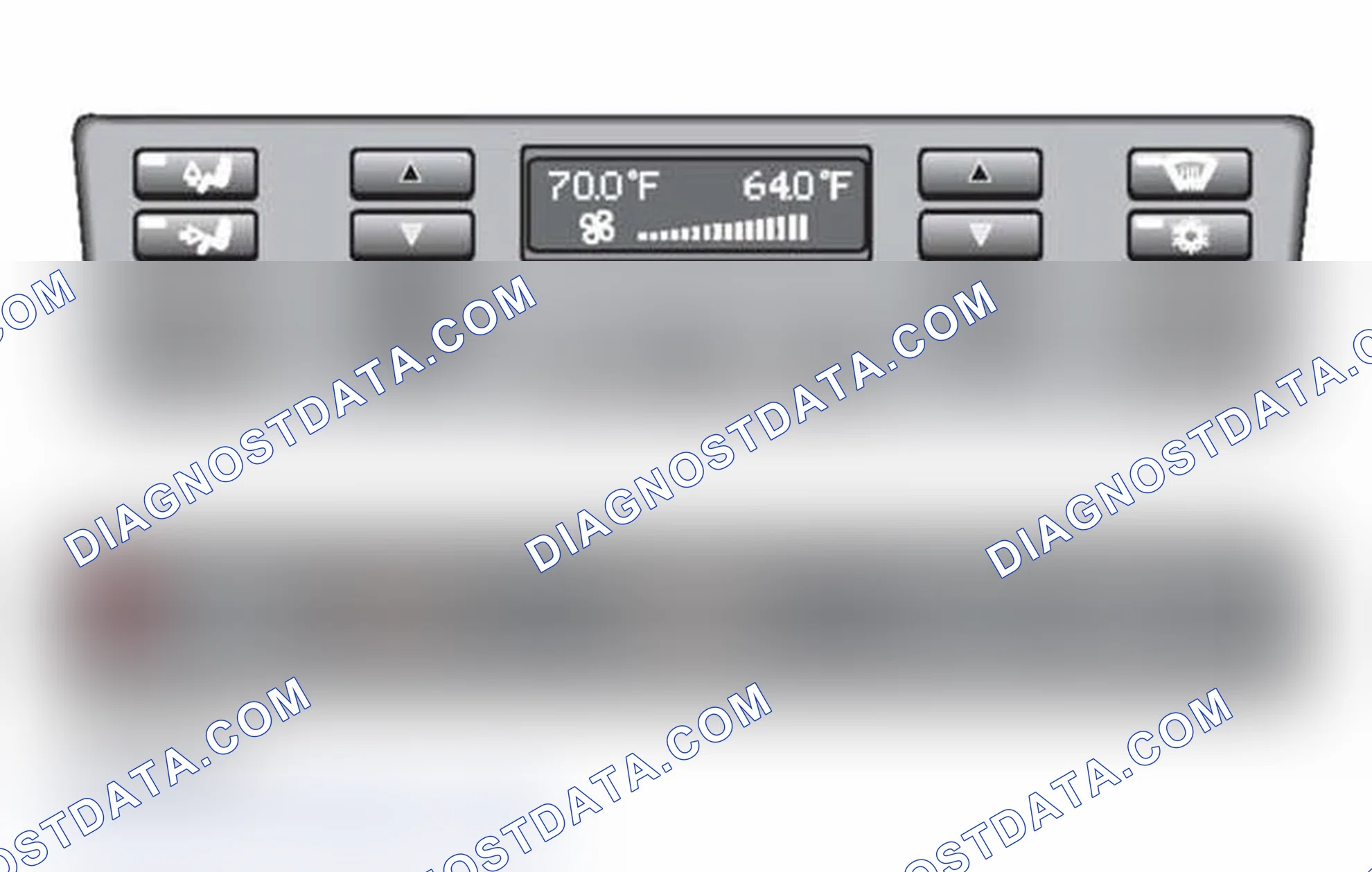 Scheme 128: Identifying Climate Control Panel Along With Central Switch Panel (SZM)