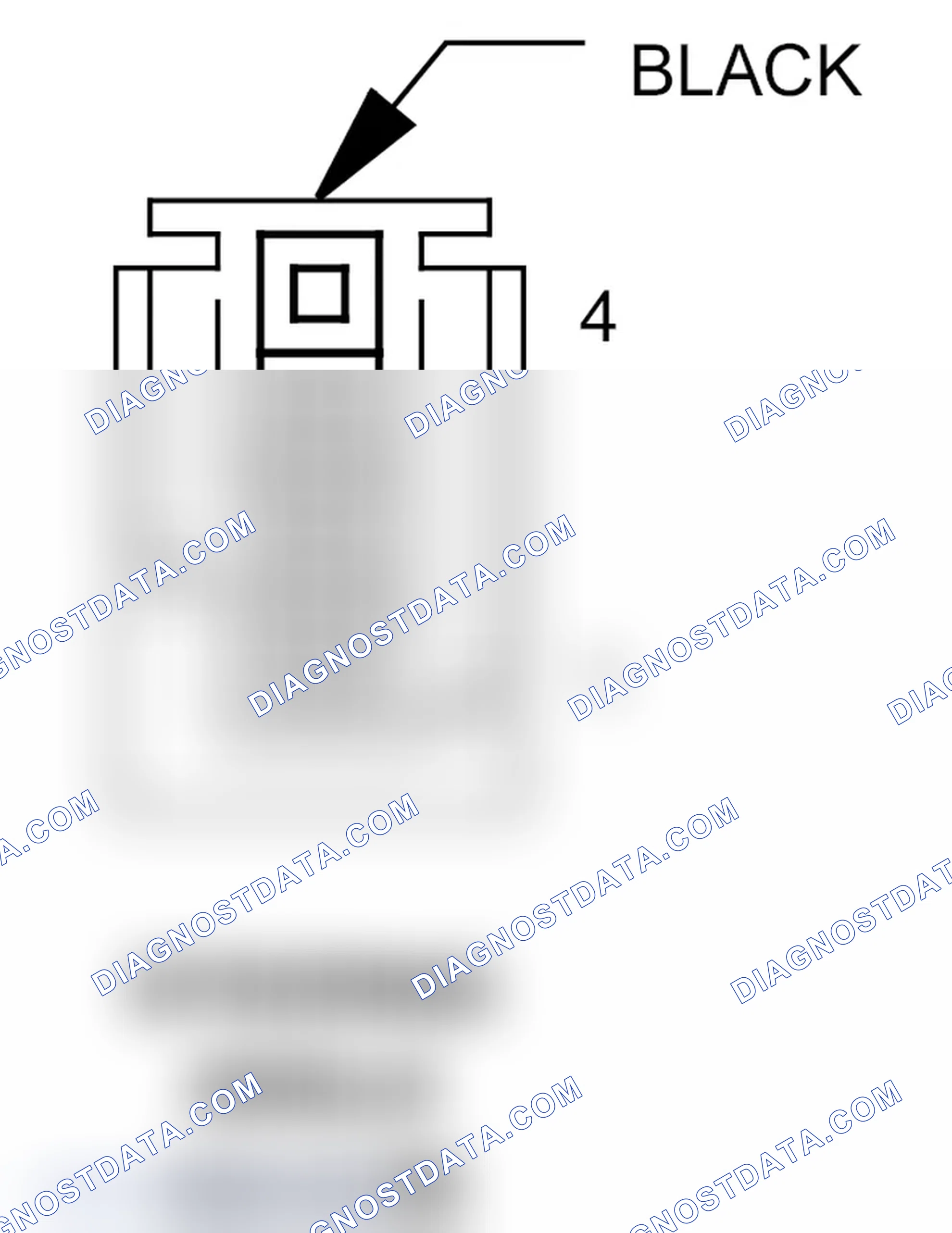 Scheme 233: Steering Angle Sensor Connector End View
