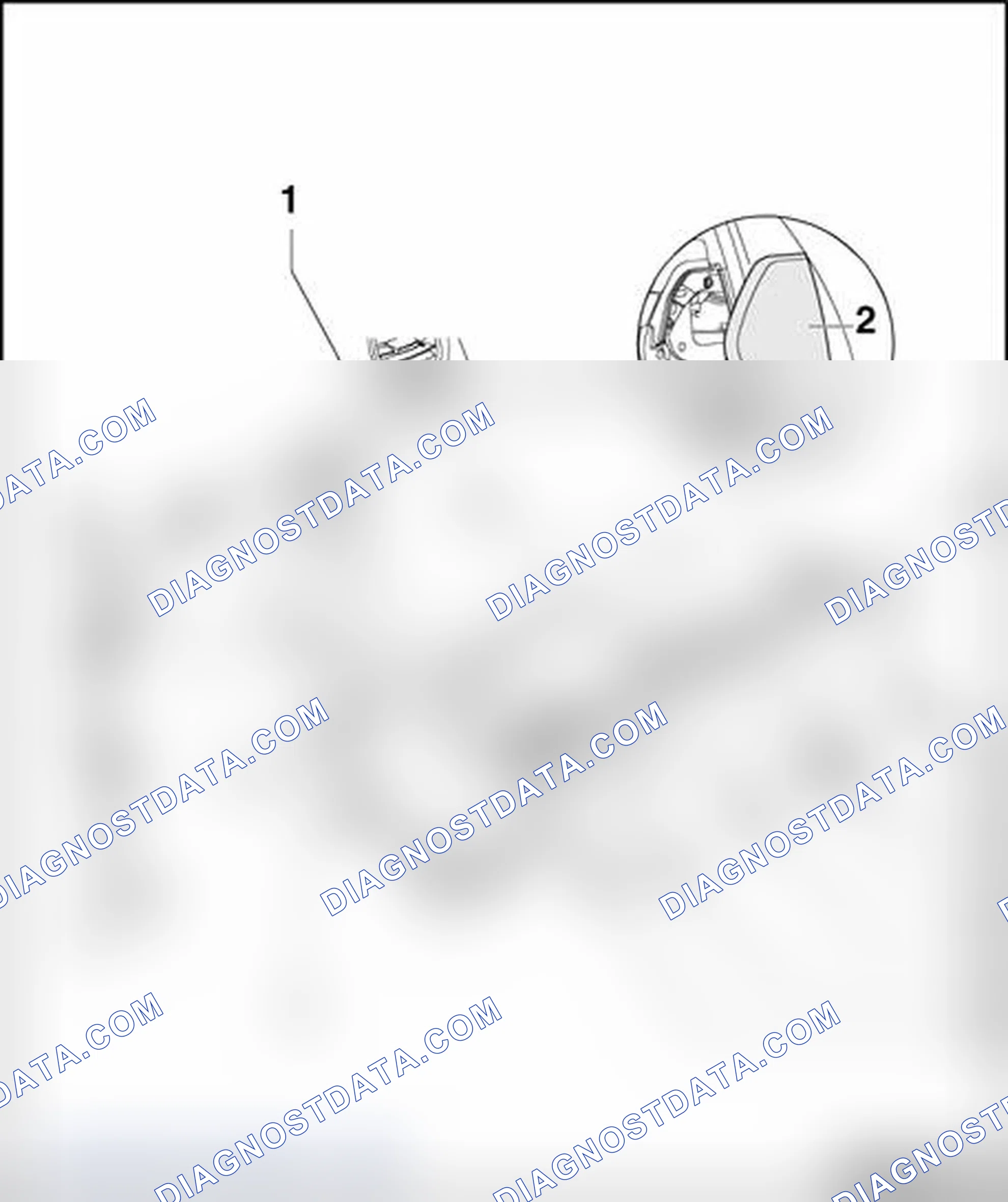 Scheme 1: Glove compartment, assembly overview