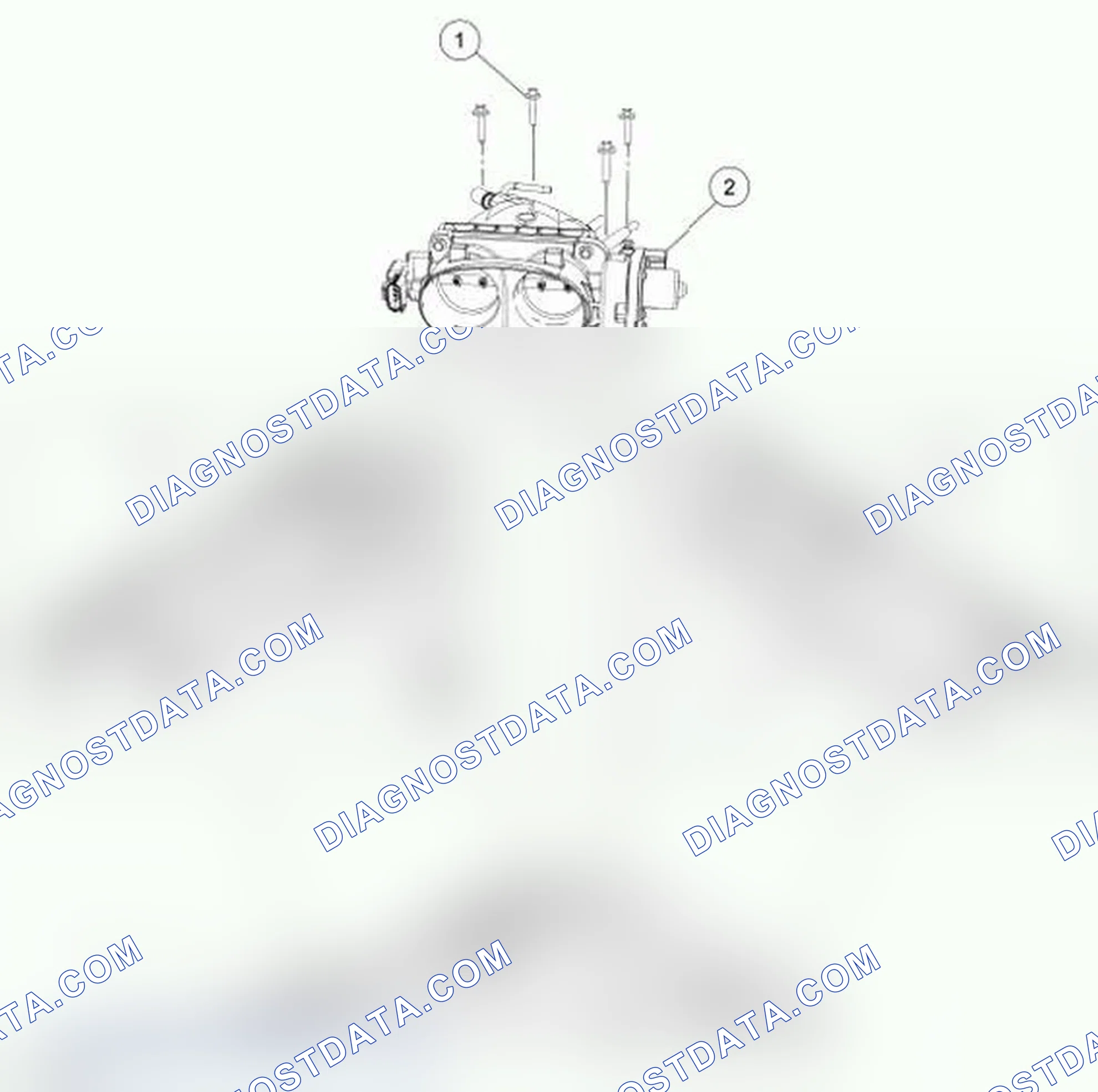 Scheme 279: Throttle Body (TB) and Engine Wiring Harness Retainers