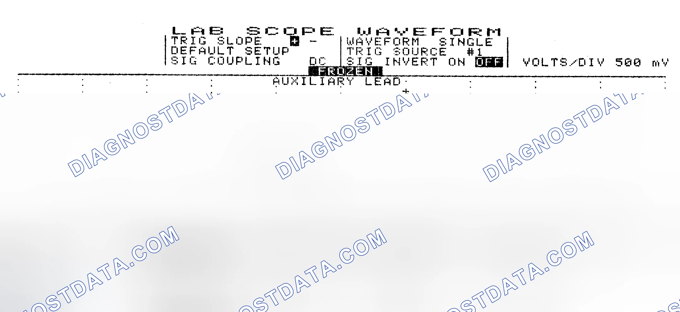 Scheme 10: Single Injector w/Excessive Current Flow - Current Pattern