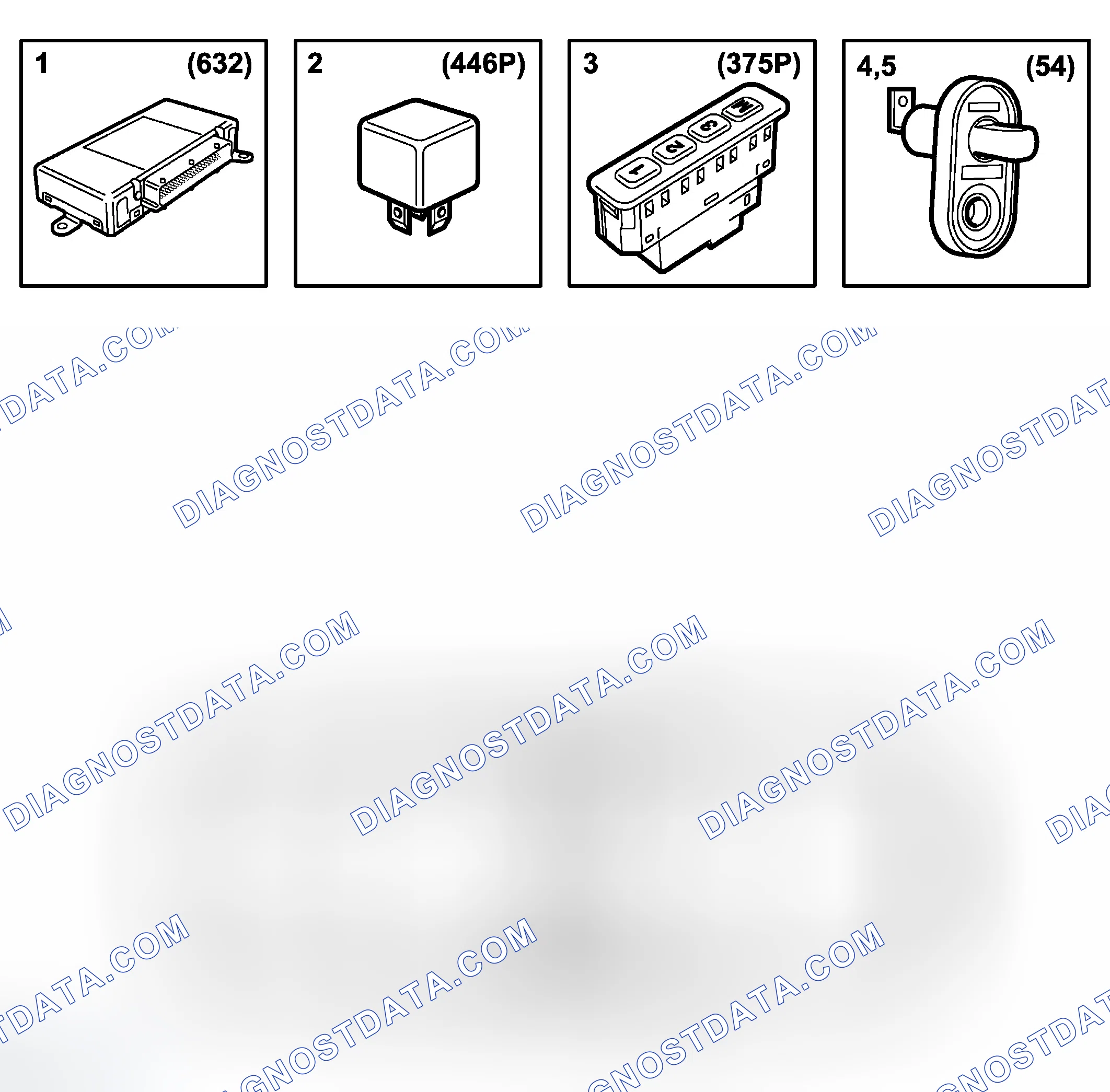 Scheme 71: Main Components, Electric Powered Passenger Seat Front