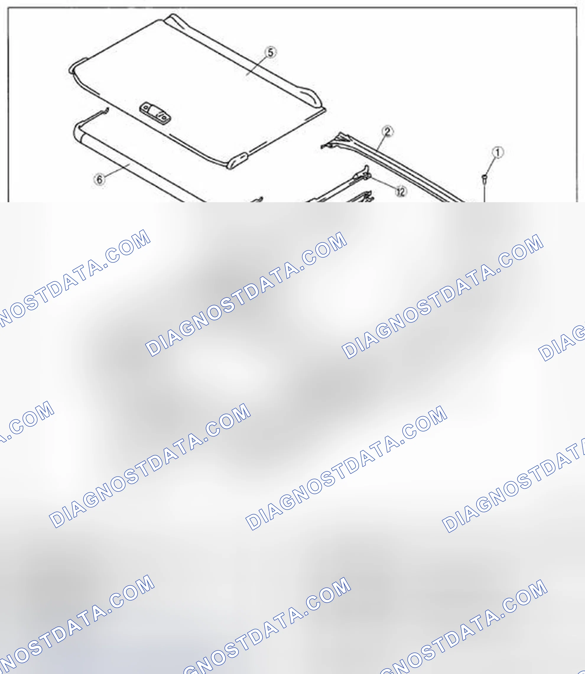 Scheme 8: SUNROOF UNIT DISASSEMBLY/ASSEMBLY