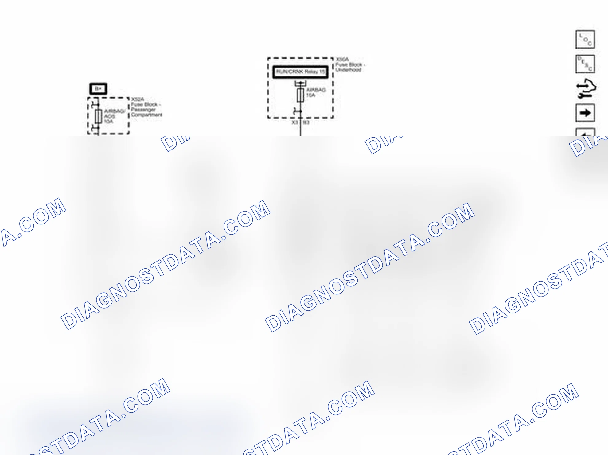 Scheme 3: Passenger Presence System Light Duty (without C99 without YF7) Wiring Schematics