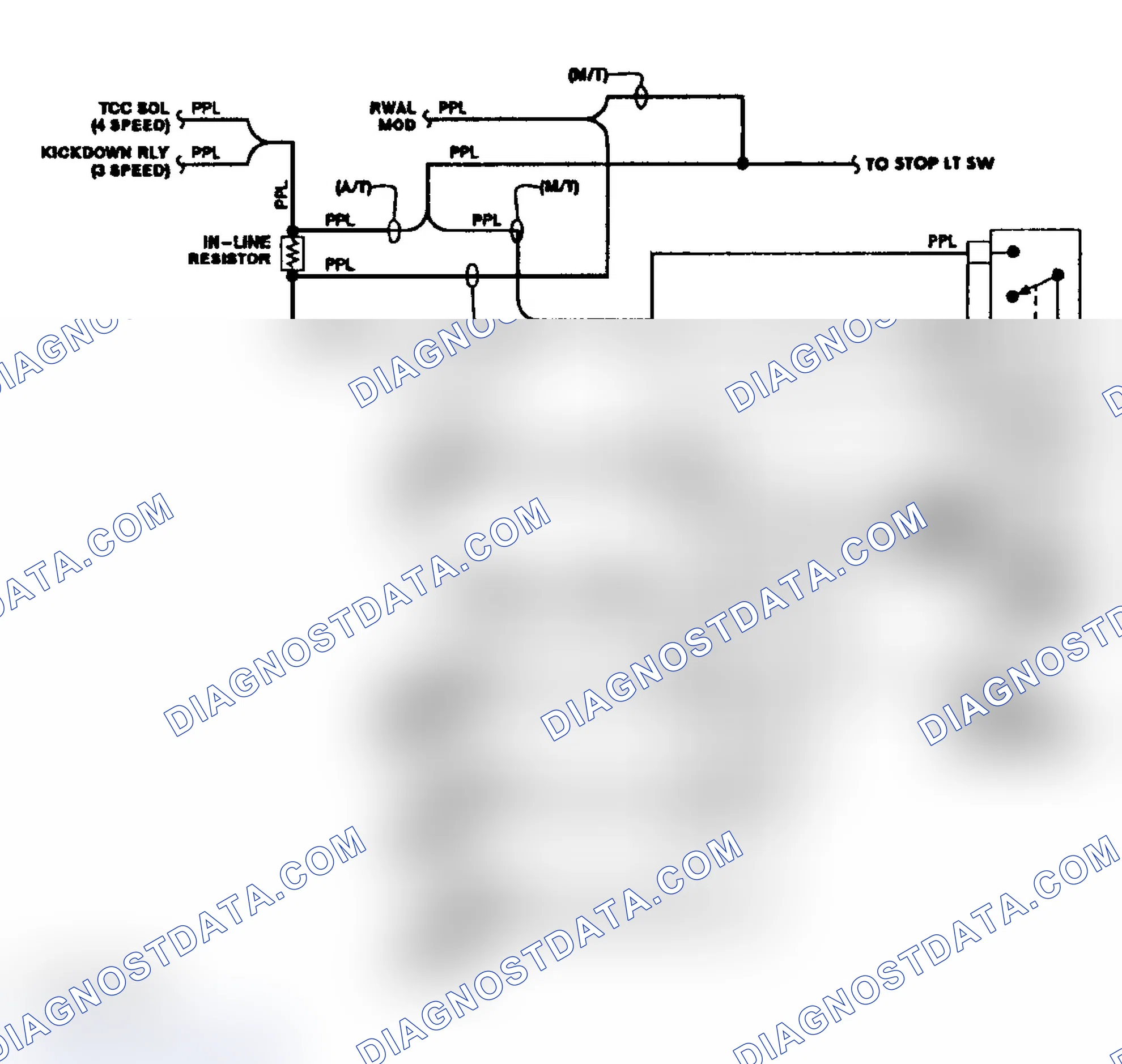Scheme 3: Transfer Case Circuit (1989)
